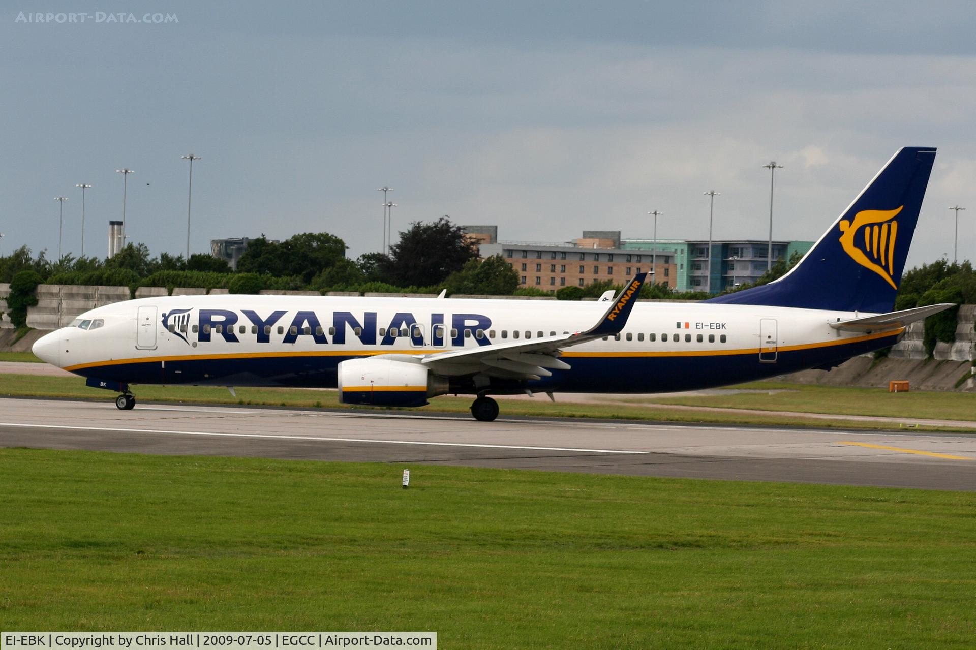 EI-EBK, 2009 Boeing 737-8AS C/N 37528, Ryanair Boeing 737-8AS/WL