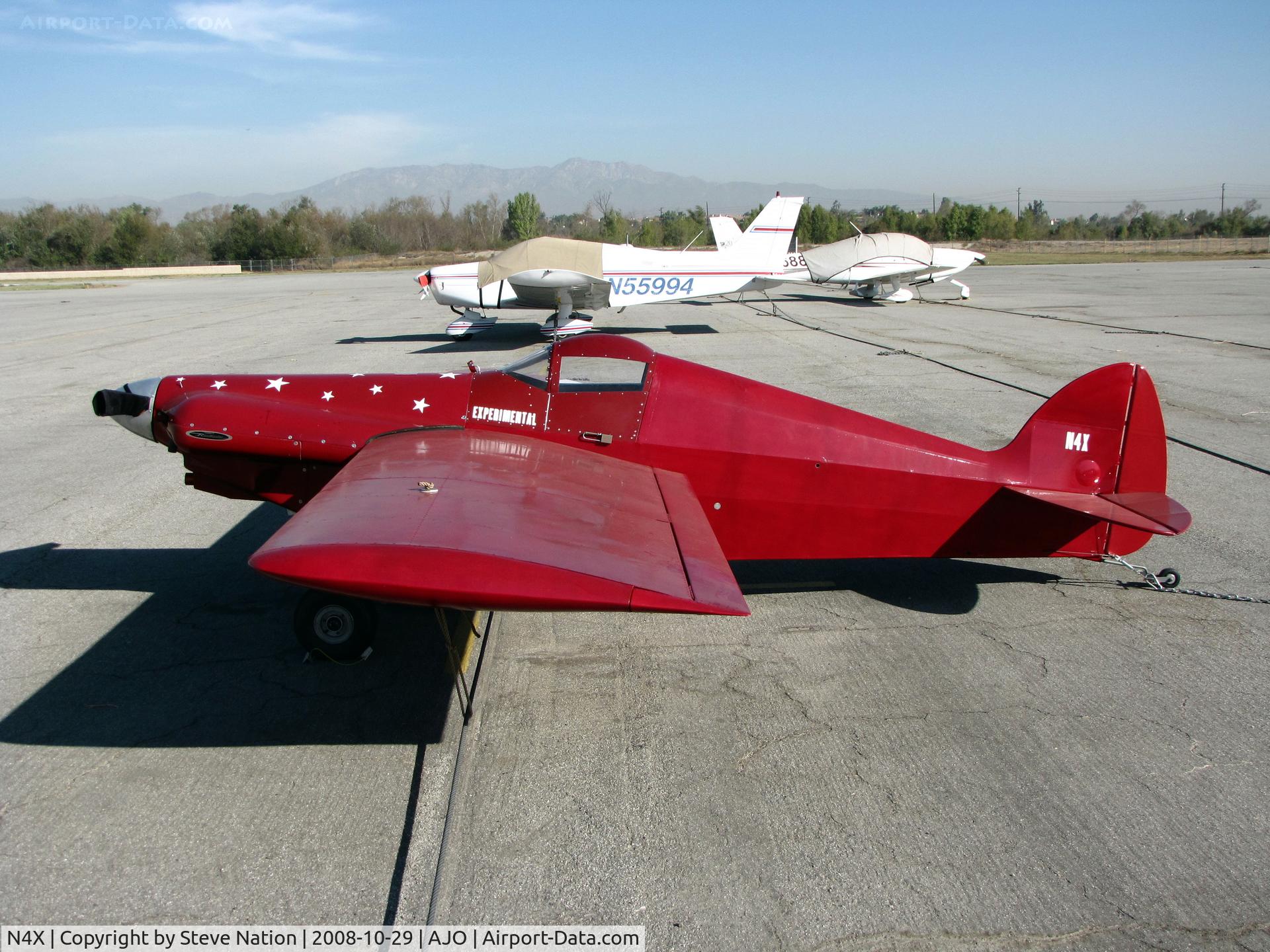 N4X, 1975 Monnett Sonerai C/N 1325, 1975 McGraw Soneria homebuilt @ Corona Airport, CA
