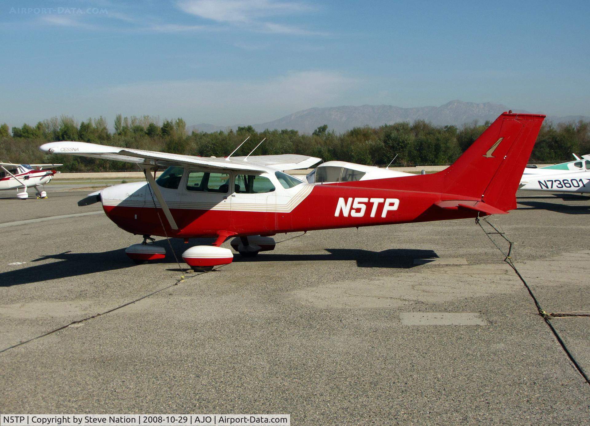 N5TP, 1974 Cessna 172M C/N 172-63014, Red + White 1974 Cessna 172M @ Corona Airport, CA