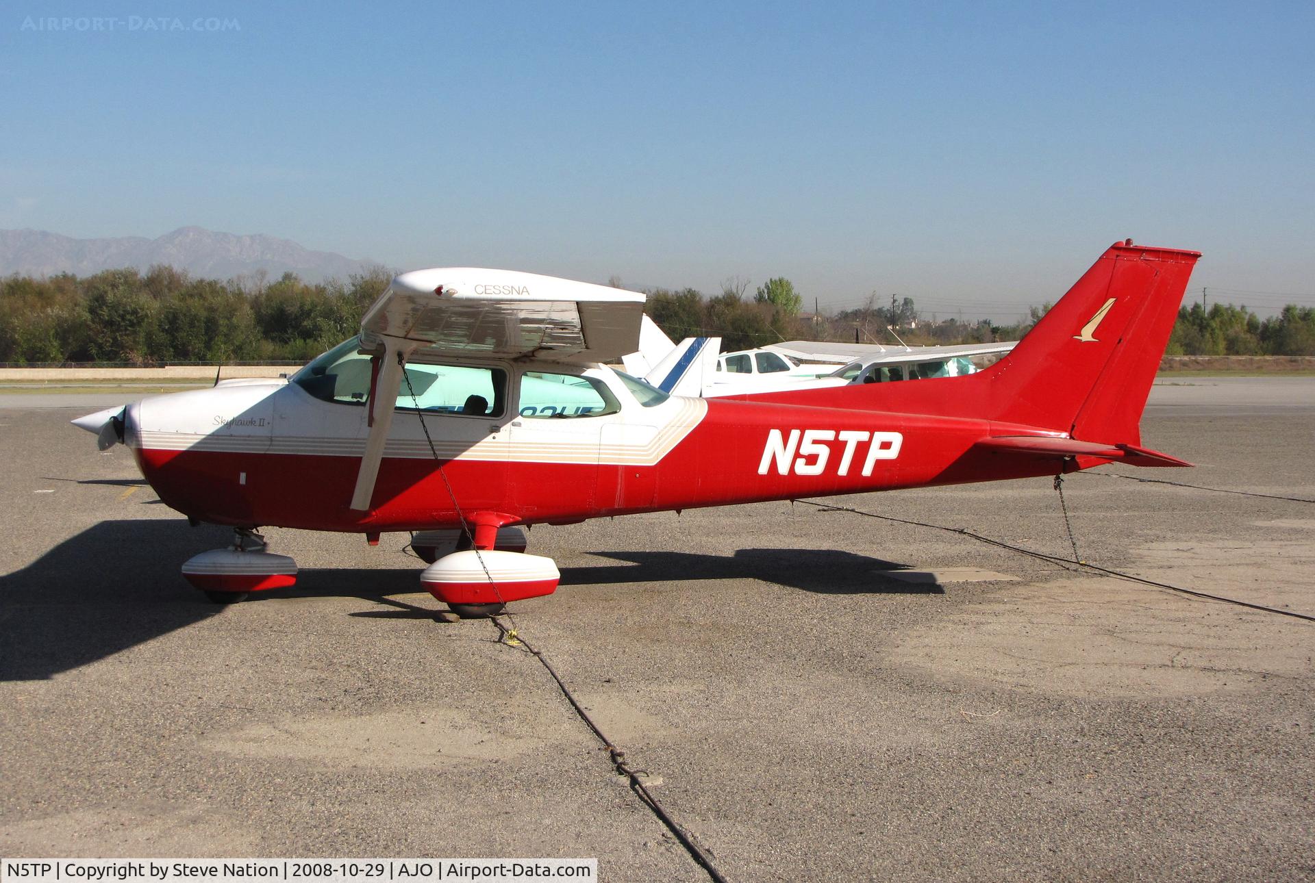 N5TP, 1974 Cessna 172M C/N 172-63014, Red + White 1974 Cessna 172M @ Corona Airport, CA