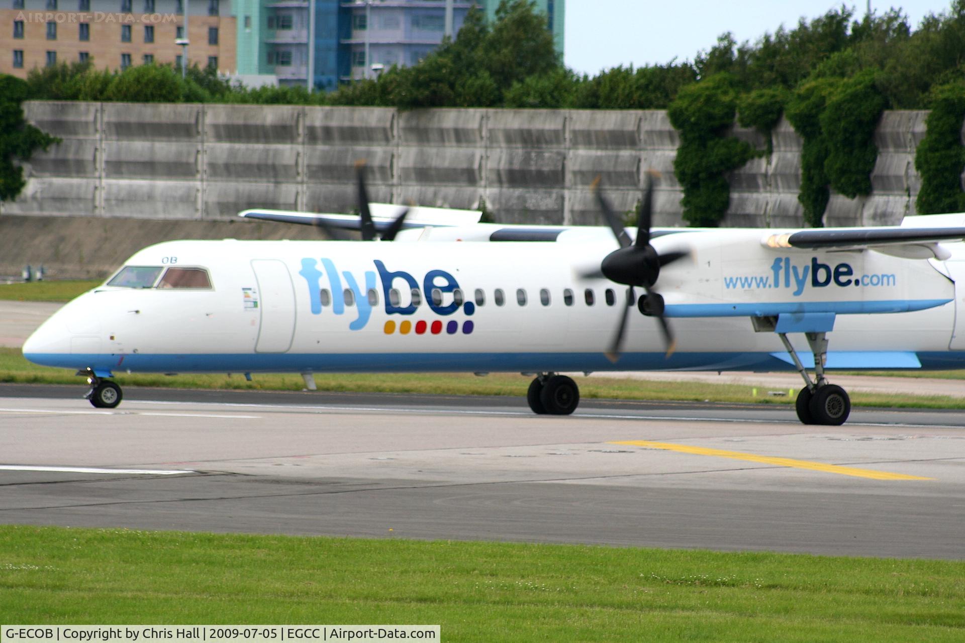 G-ECOB, 2007 De Havilland Canada DHC-8-402Q Dash 8 C/N 4185, flybe