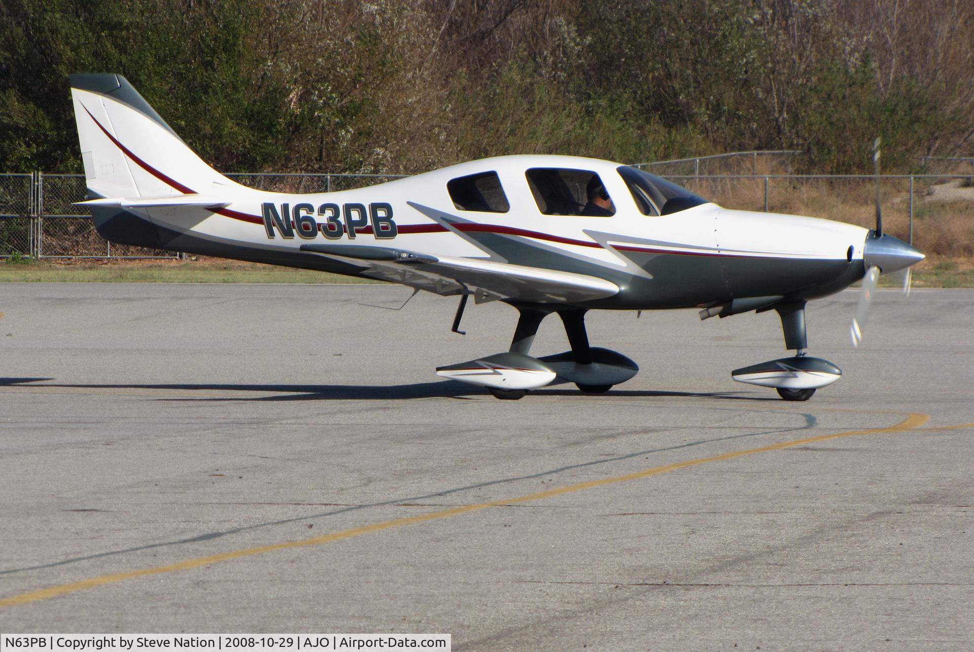 N63PB, 2007 Lancair ES C/N ES-178, 2007 Bricker Paul LANCAIR INTL ES taxiing @ Corona Airport, CA