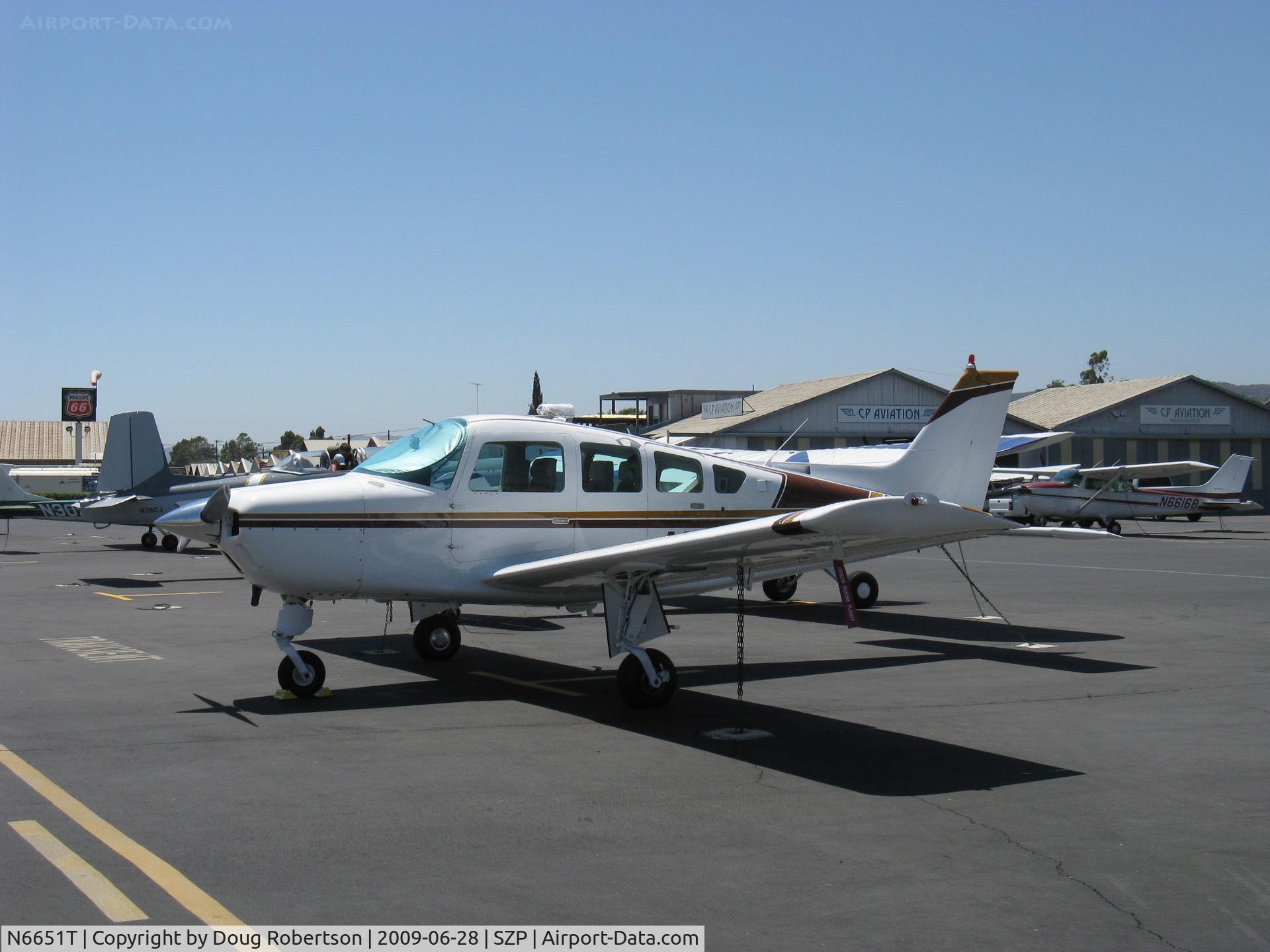 N6651T, 1982 Beech C24R C/N MC-784, 1982 Beech C24R SIERRA 200, Lycoming IO-360 A&C 200 Hp, CS prop, retractible gear. 345 SIERRA 200s were built-this four to six place aircraft 11th from the last built.