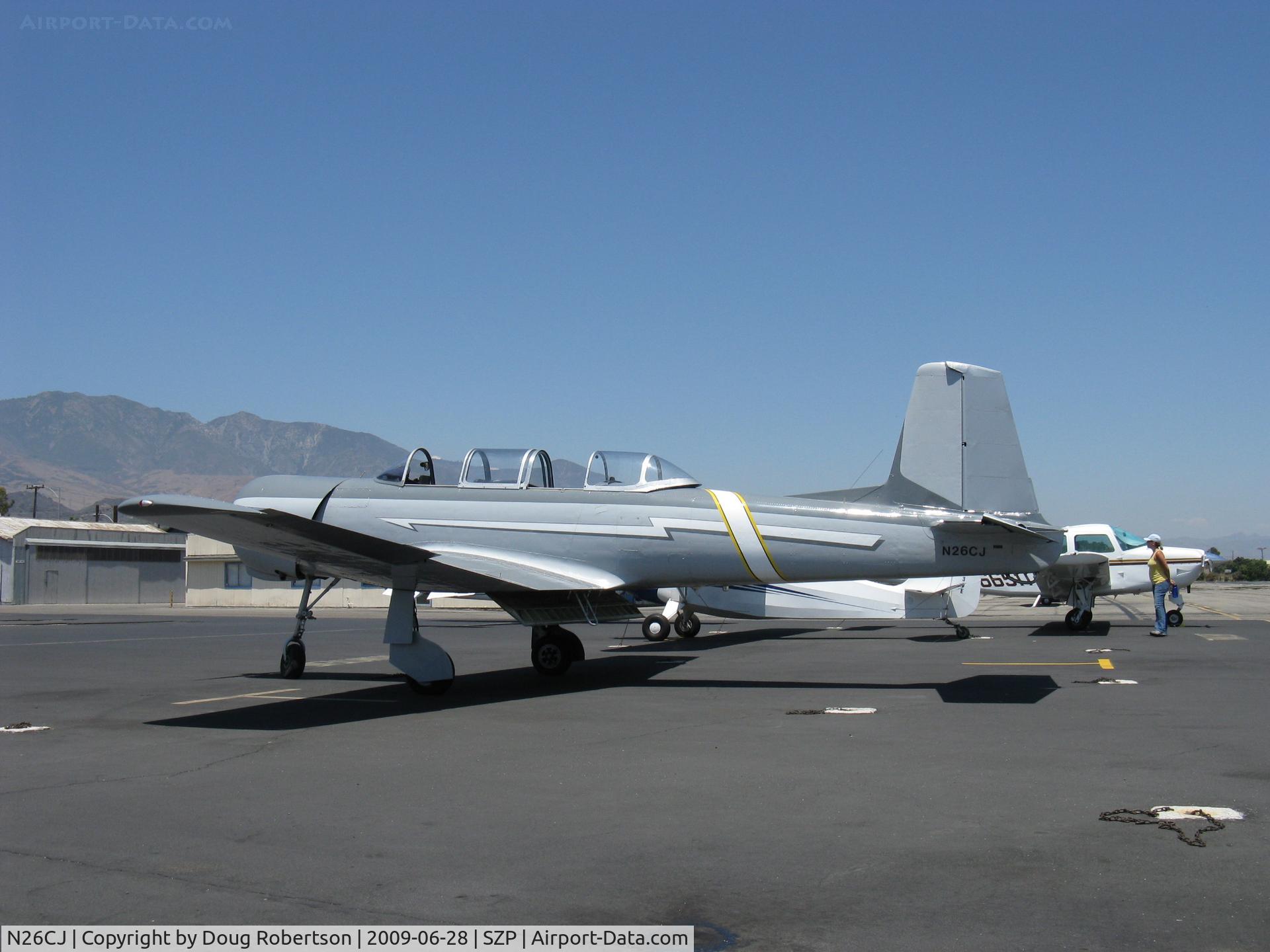 N26CJ, 1977 Nanchang CJ-6A C/N 1832046, 1966 Nanchang China CJ-6A, Huosai 6JIA nine cylinder radial 285 Hp