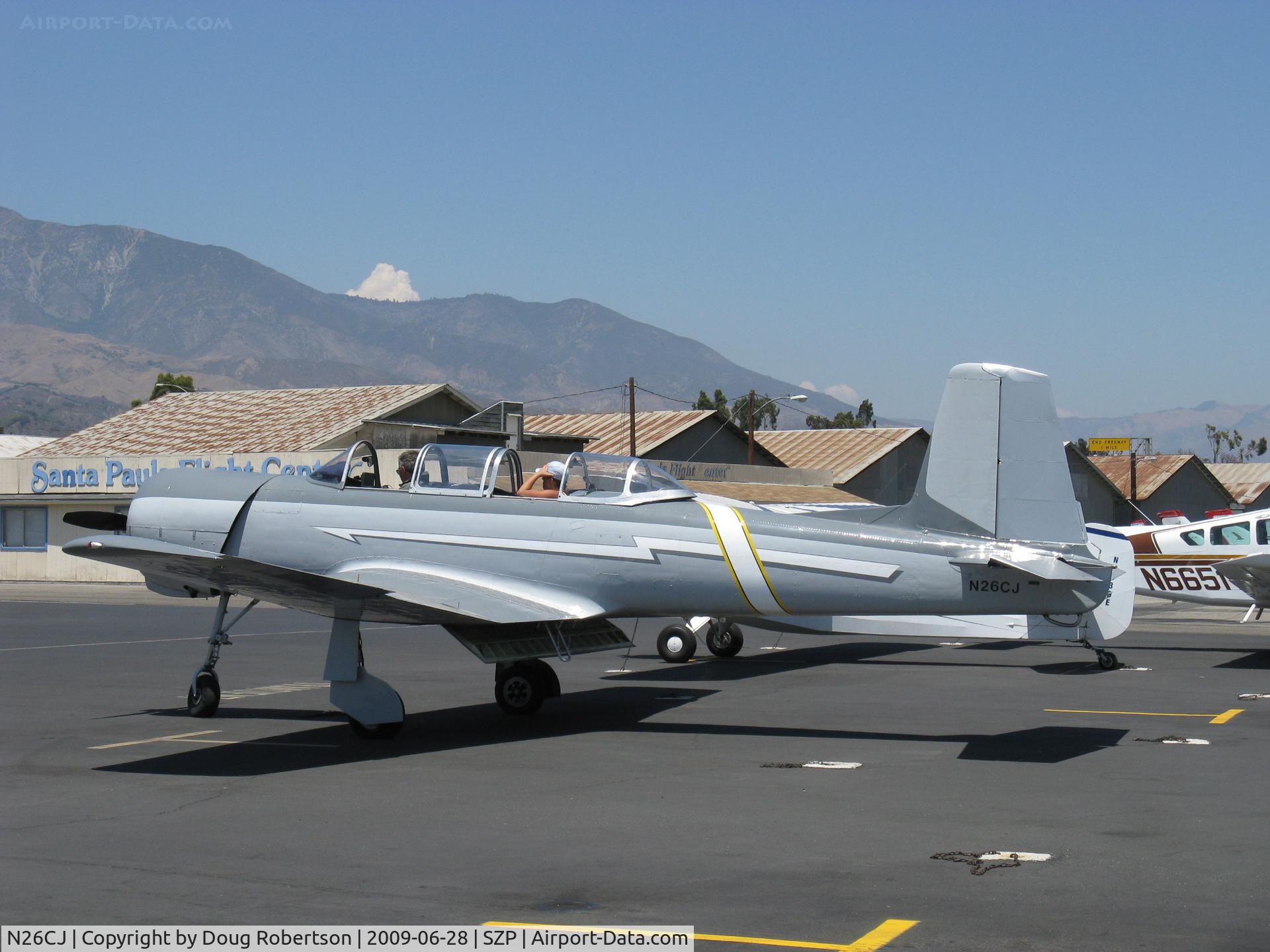 N26CJ, 1977 Nanchang CJ-6A C/N 1832046, 1966 Nanchang China CJ-6A, Huosai 6JIA nine cylinder radial 285 Hp
