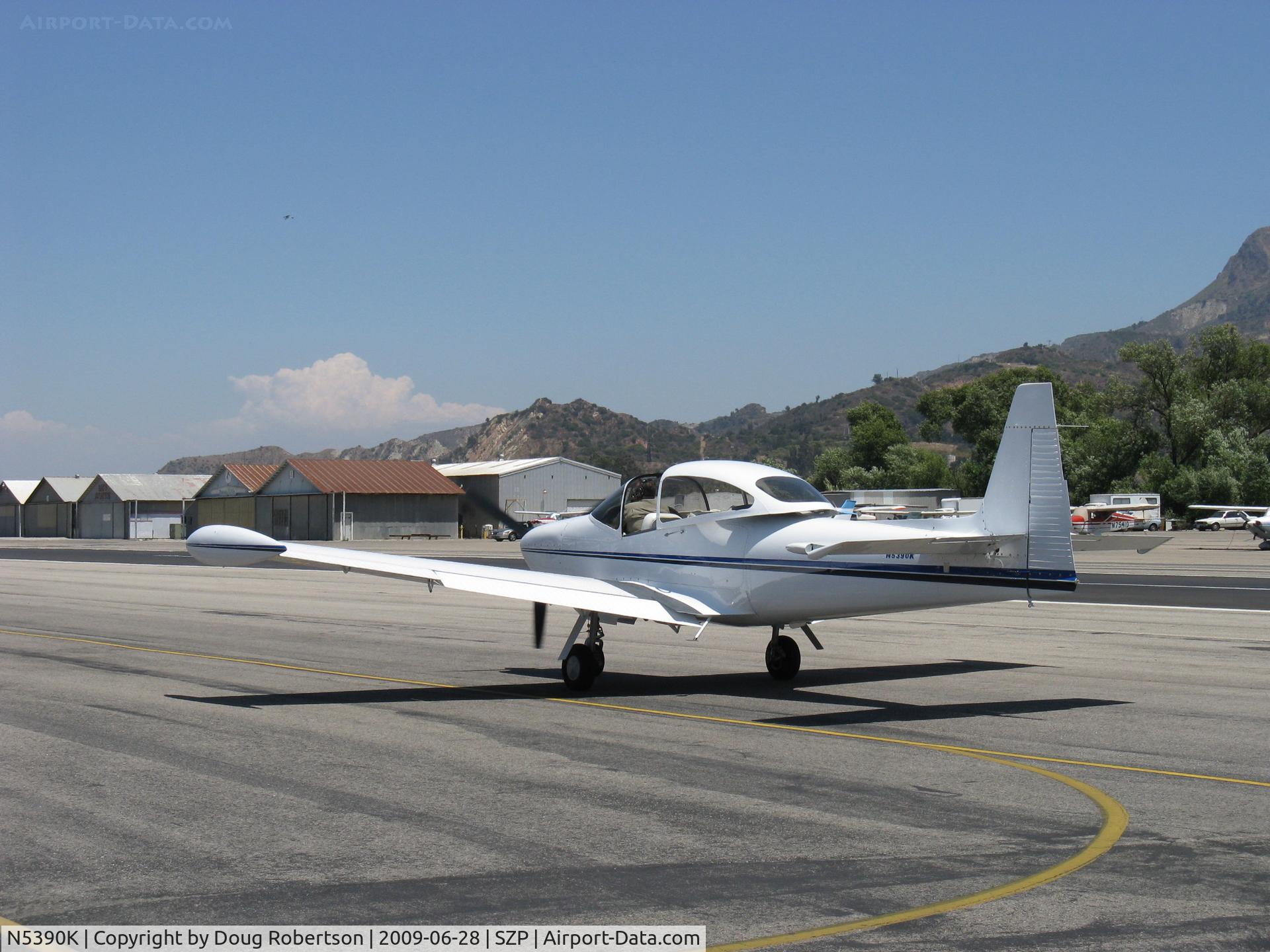 N5390K, 1951 Ryan Navion B C/N NAV-4-2290B, 1951 Ryan NAVION B, Lycoming GO-435C&D 260/240 Hp, many mods, taxi
