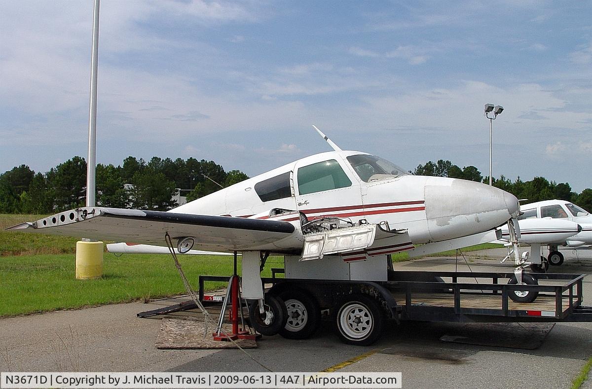 N3671D, 1956 Cessna 310 C/N 35371, 71D at 4A7