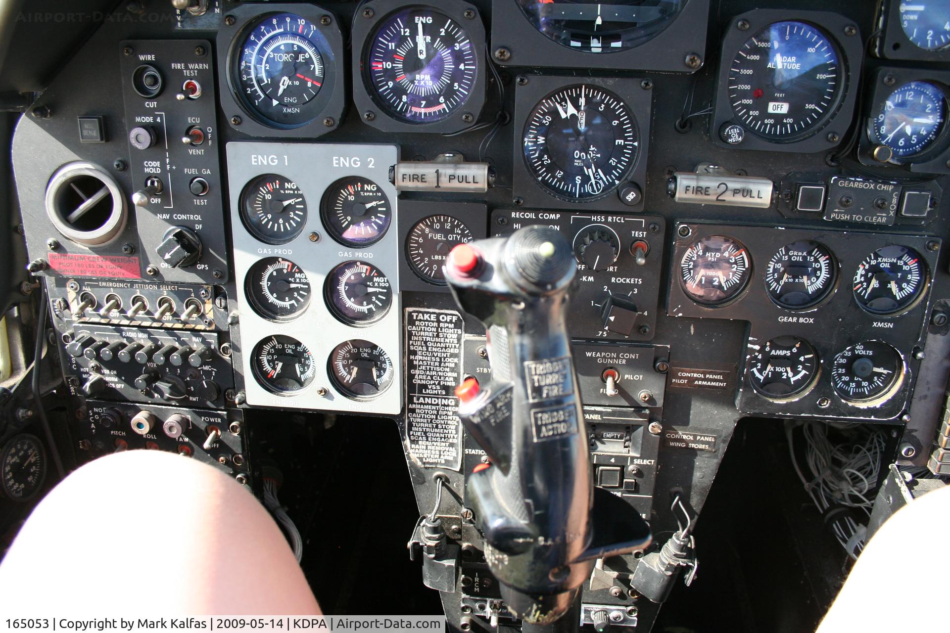 165053, Bell AH-1W Super Cobra C/N 26313, AH-1W Super Cobra 165053/HMLA-467 front office  KDPA