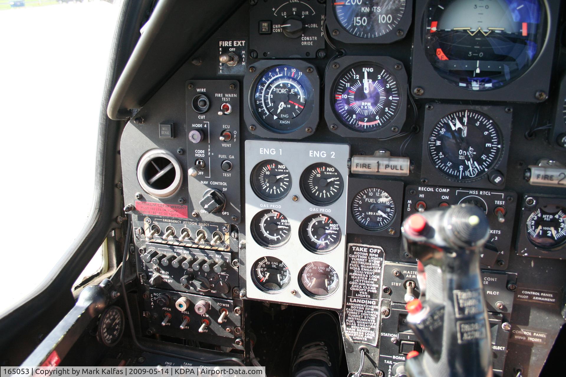 165053, Bell AH-1W Super Cobra C/N 26313, AH-1W Super Cobra 165053/HMLA-467 front office  KDPA