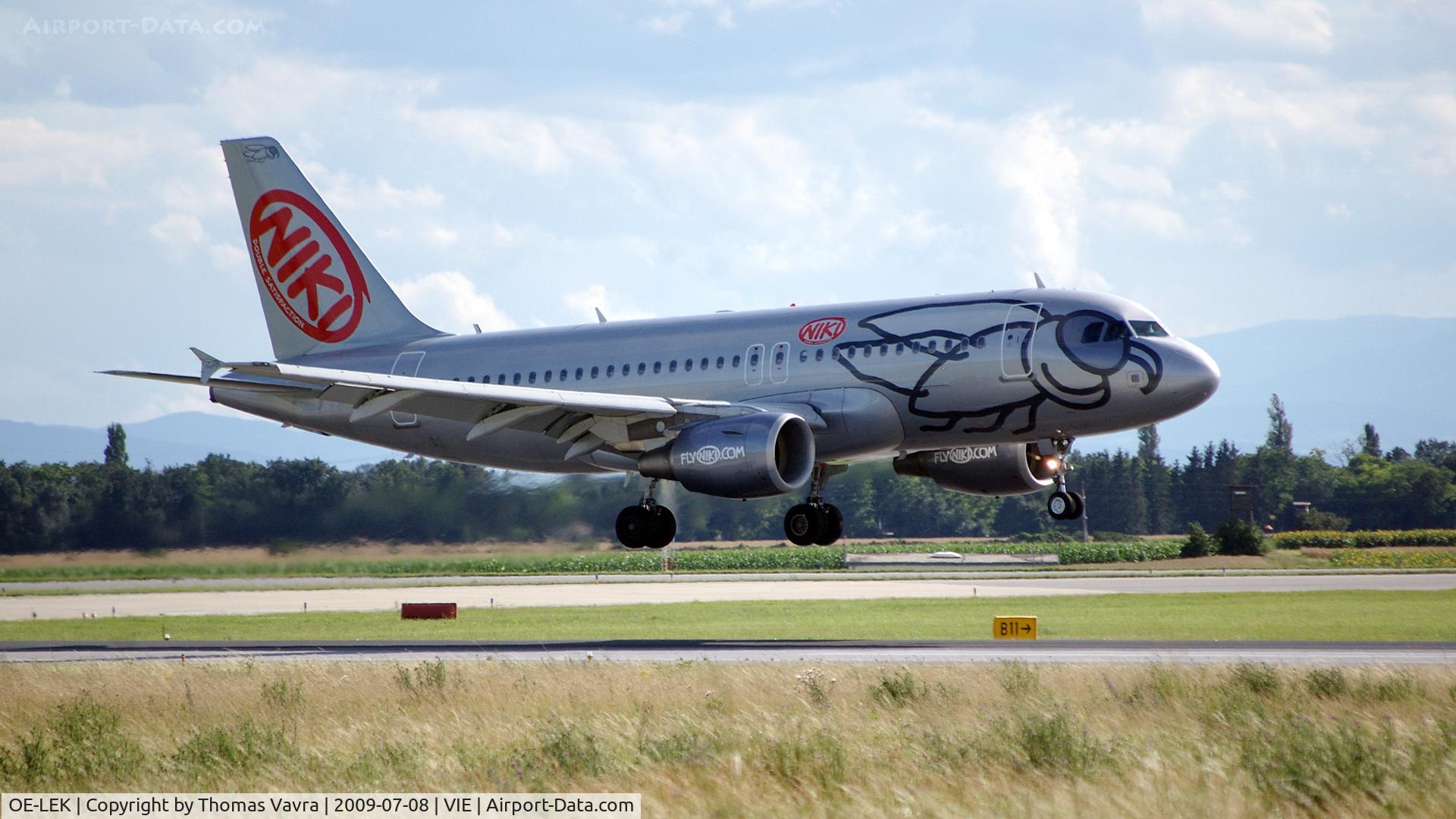 OE-LEK, 2007 Airbus A319-112 C/N 3019, NIKI Airbus A319-111