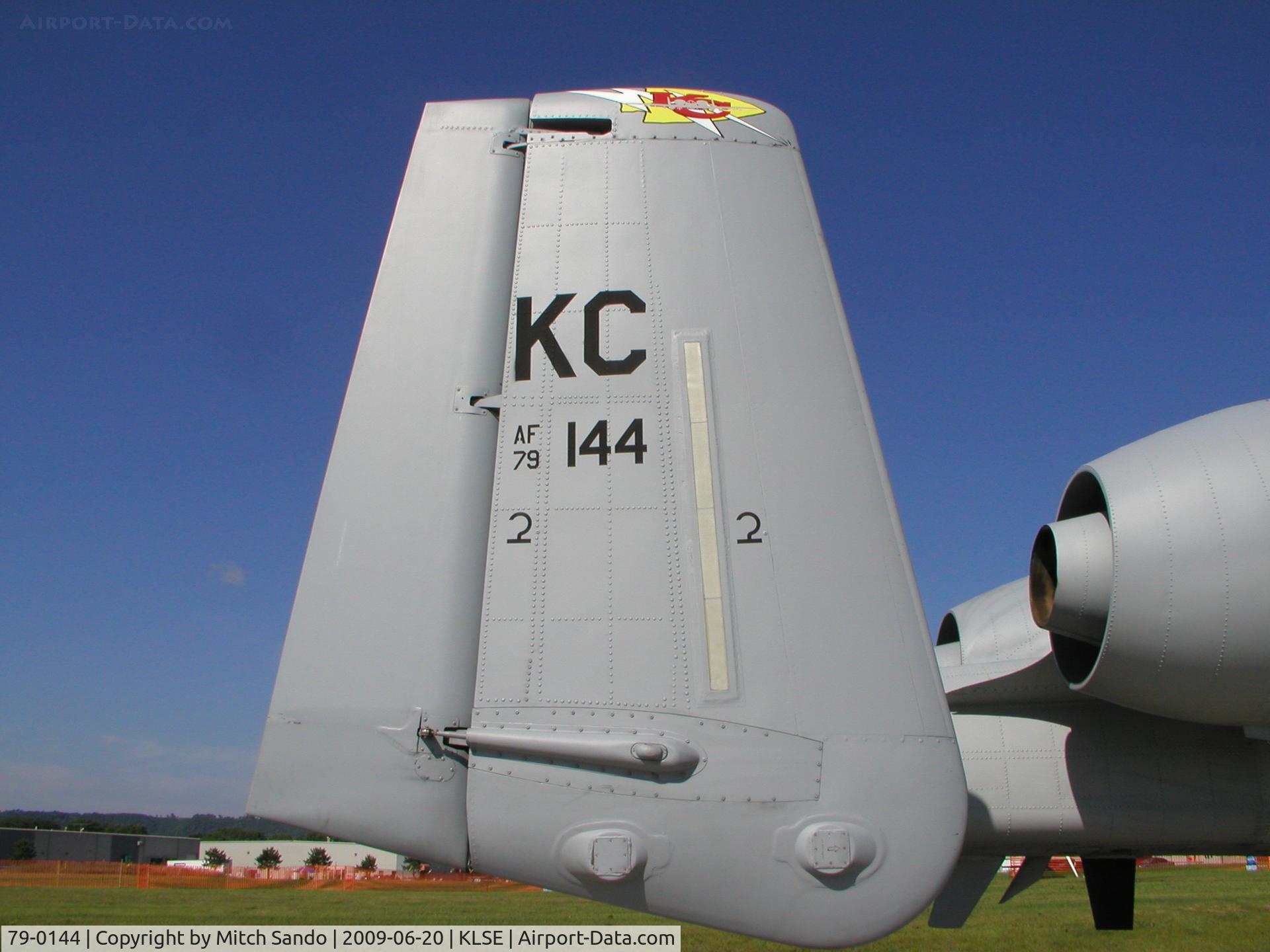 79-0144, 1979 Fairchild Republic A-10A Thunderbolt II C/N A10-0408, Deke Slayton Airfest 2009.