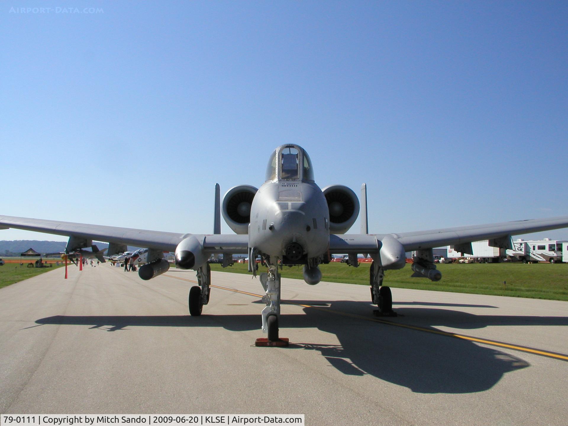 79-0111, 1979 Fairchild Republic A-10A Thunderbolt II C/N A10-0375, Deke Slayton Airfest 2009.