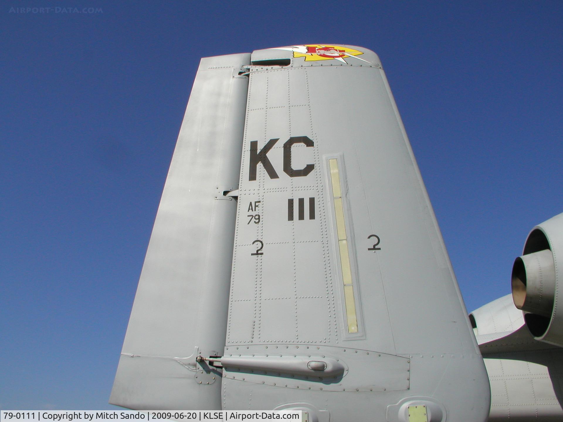 79-0111, 1979 Fairchild Republic A-10A Thunderbolt II C/N A10-0375, Deke Slayton Airfest 2009.