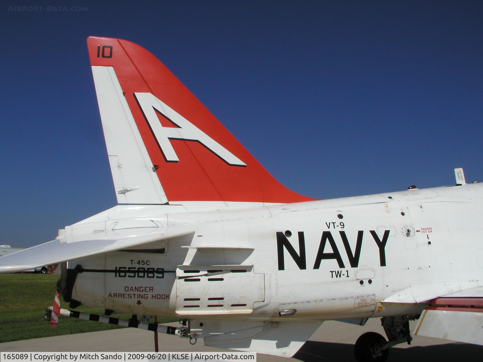 165089, McDonnell Douglas T-45C Goshawk C/N C010, Deke Slayton Airfest 2009.
