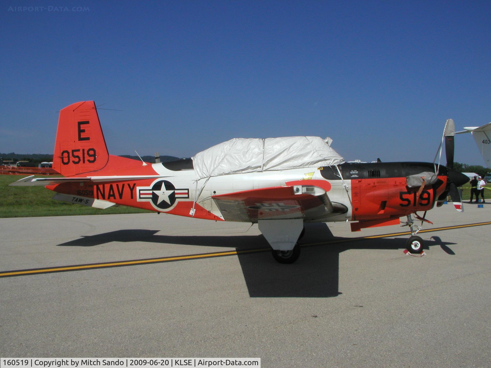 160519, Beech T-34C Turbo Mentor C/N GL-66, Deke Slayton Airfest 2009.