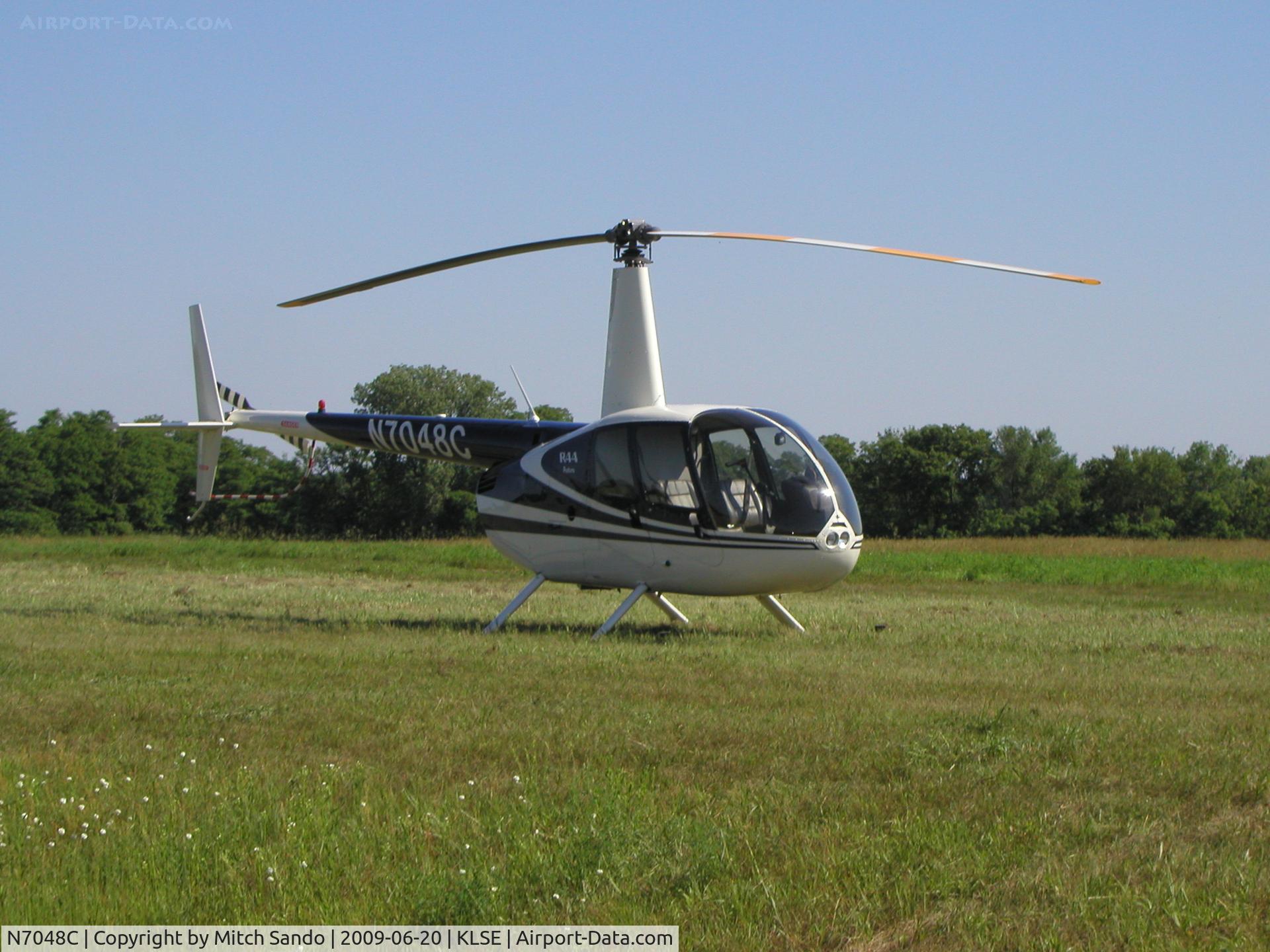 N7048C, 1998 Robinson R44 C/N 0531, Deke Slayton Airfest 2009.