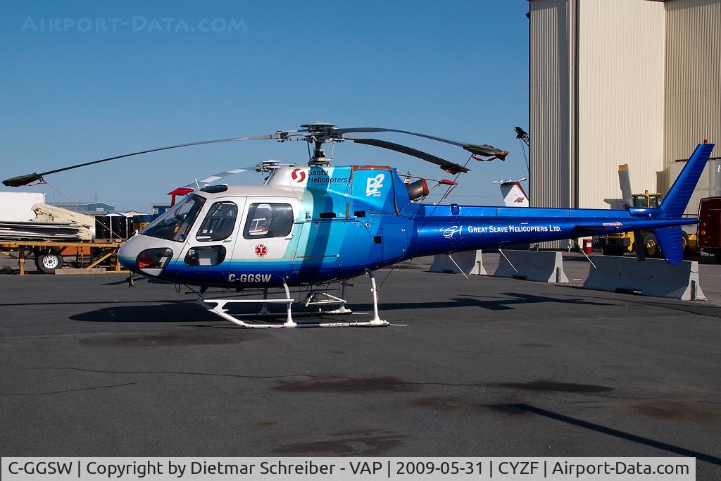 C-GGSW, 1992 Aérospatiale AS-350B-2 Ecureuil C/N 2675, Great Slave Helicopters AS350