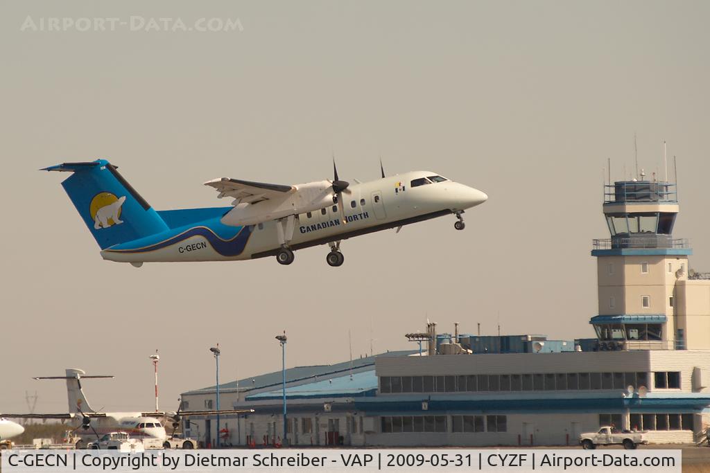 C-GECN, 1992 De Havilland Canada DHC-8-102 Dash 8 C/N 324, Canadian North Dash 8-100