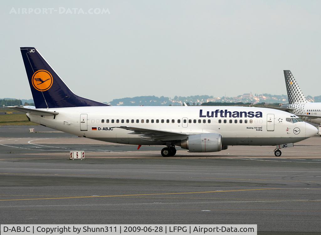 D-ABJC, 1991 Boeing 737-530 C/N 25272, Arriving to his gate...
