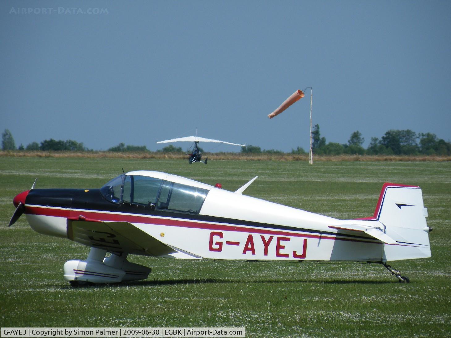 G-AYEJ, 1961 SAN Jodel DR-1050 Ambassadeur C/N 253, Jodel visiting Sywell