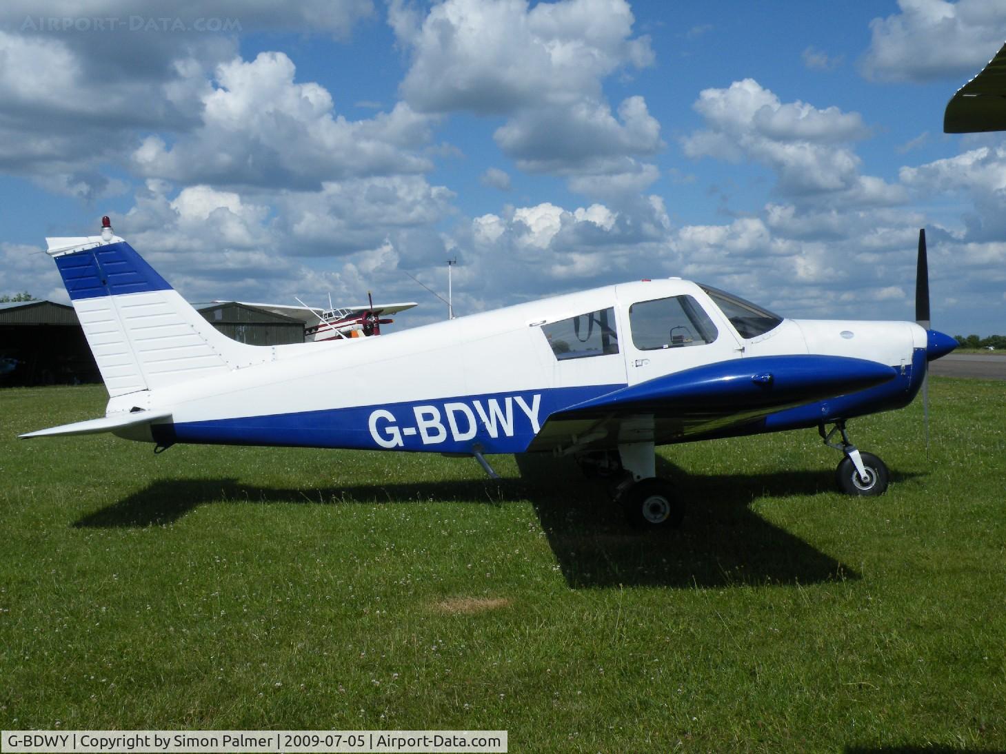 G-BDWY, 1972 Piper PA-28-140 Cherokee Cruiser C/N 28-7225378, PA-28 at Hinton-in-the-Hedges