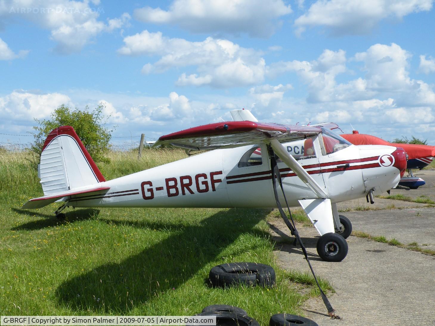 G-BRGF, 1947 Luscombe 8E Silvaire C/N 5475, Silvaire at Hinton-in-the-Hedges