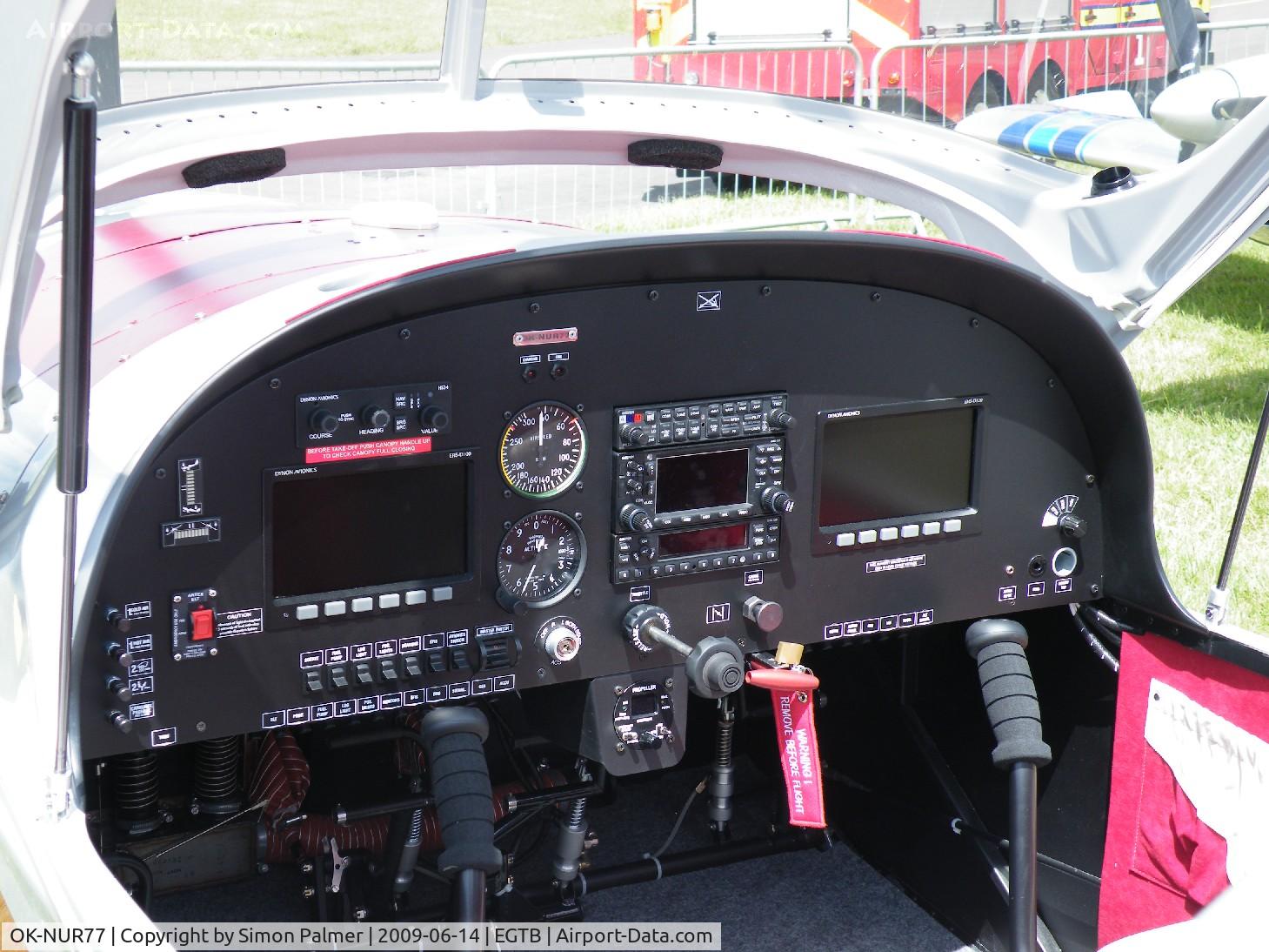 OK-NUR77, 2008 Evektor-Aerotechnik EV-97 Eurostar C/N 49C019, Eurostar cockpit