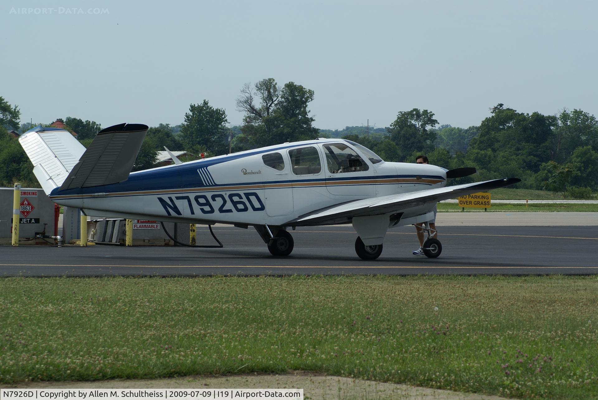 N7926D, 1957 Beech H35 Bonanza C/N D-5194, 1957 Beech H35