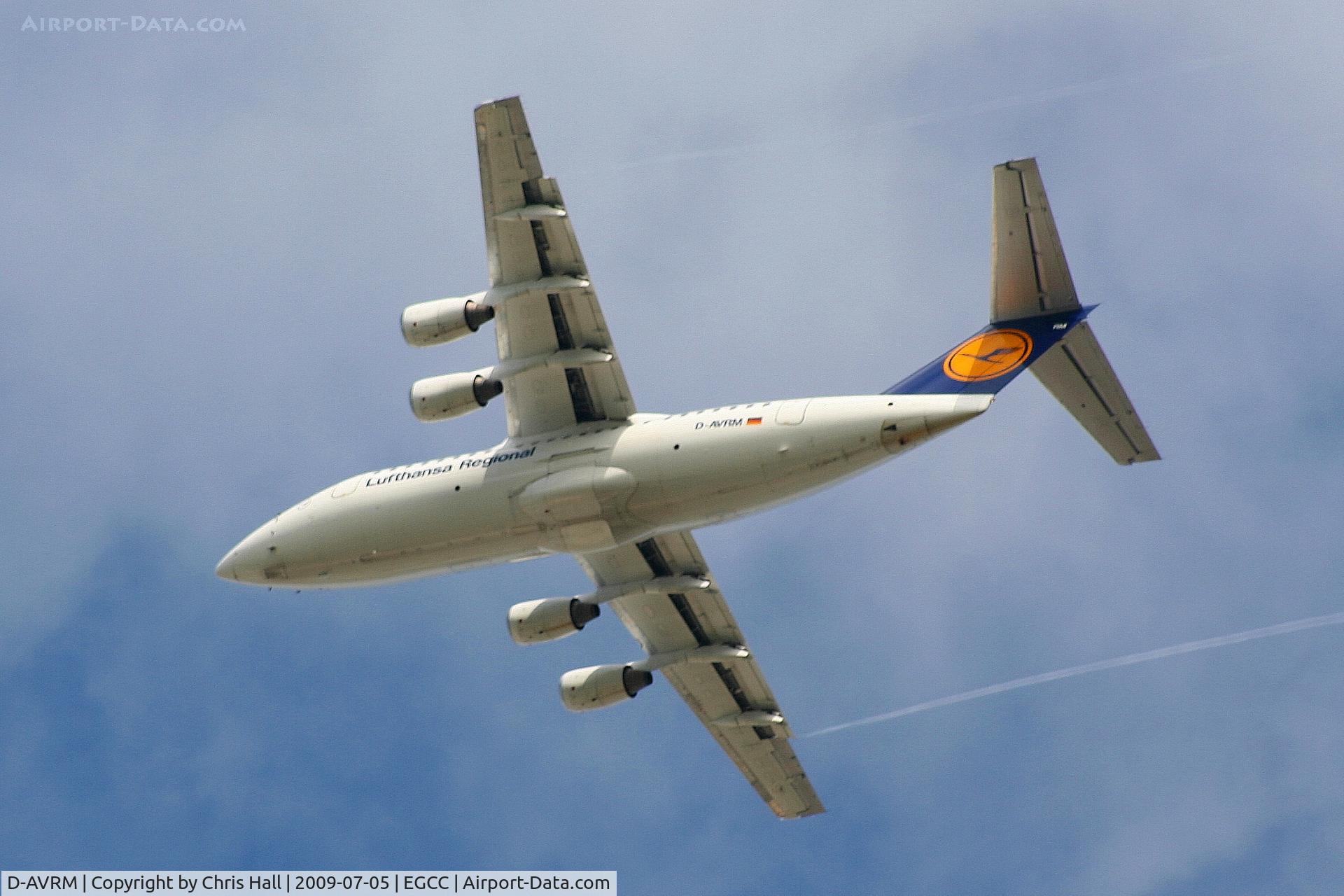 D-AVRM, 1996 British Aerospace Avro 146-RJ85 C/N E.2288, Lufthansa Regional operated by CityLine
