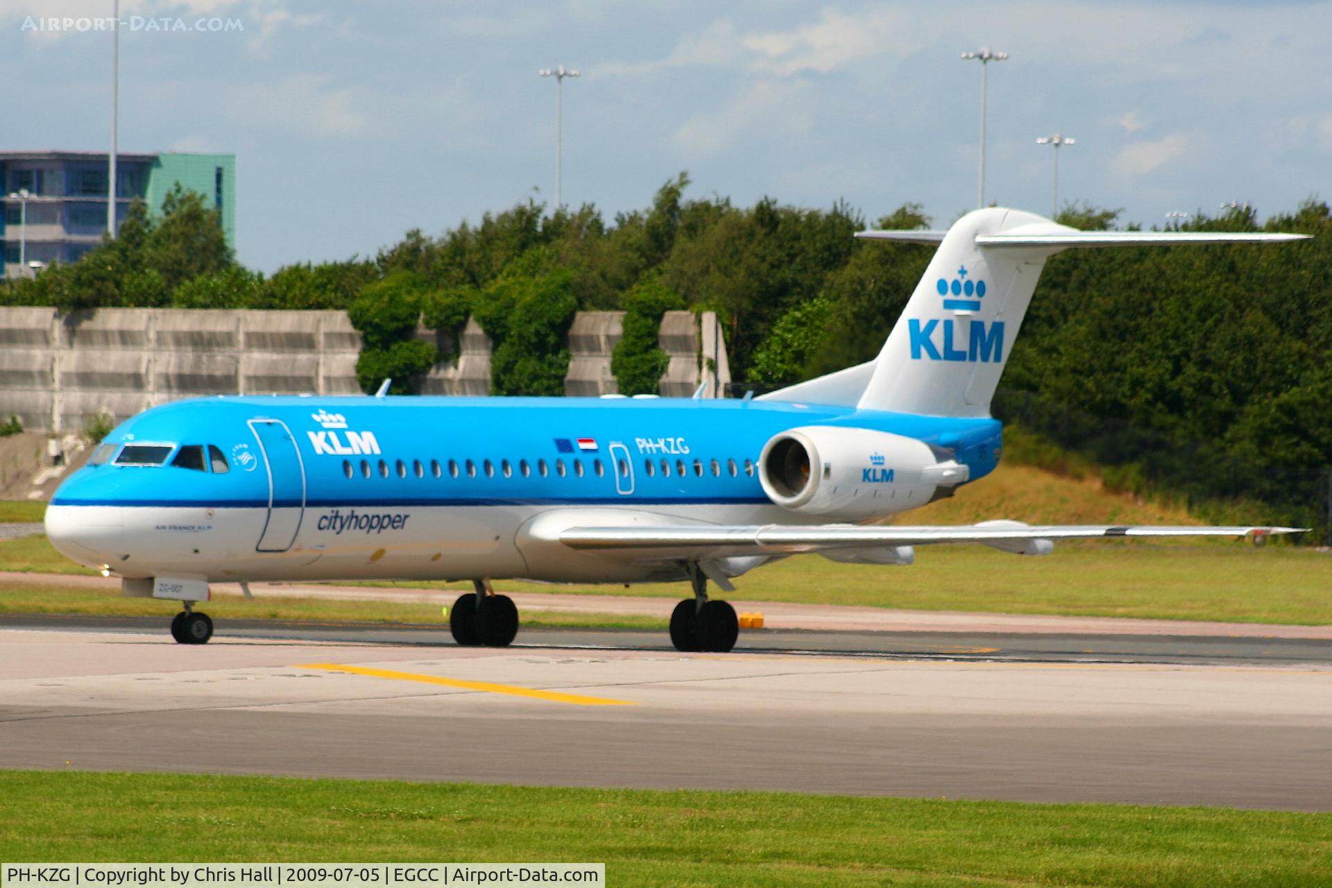 PH-KZG, 1996 Fokker 70 (F-28-0070) C/N 11578, KLM Cityhopper