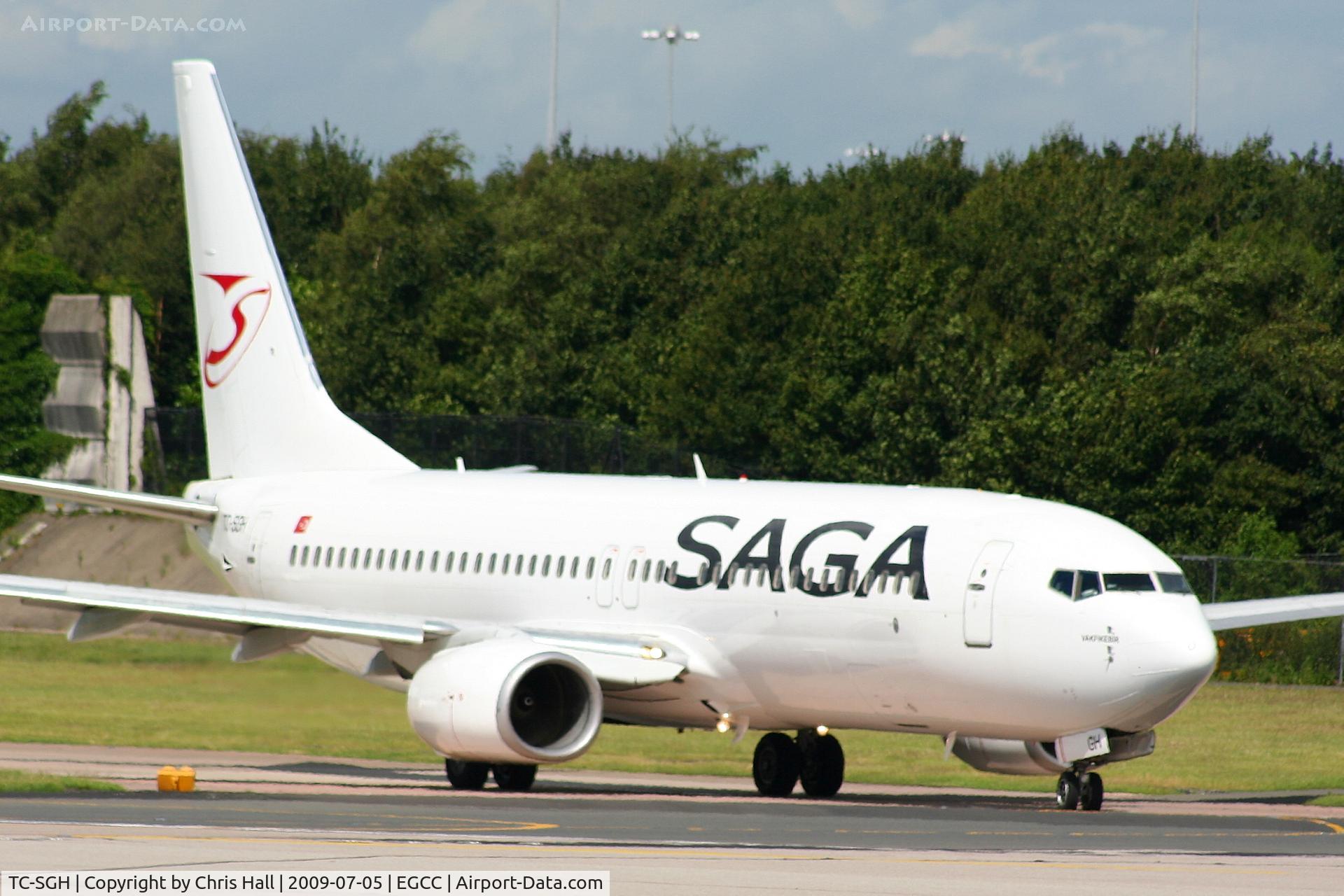 TC-SGH, 1998 Boeing 737-86J C/N 28068, Saga Boeing 737-86J/W. previous ID D-ABAN