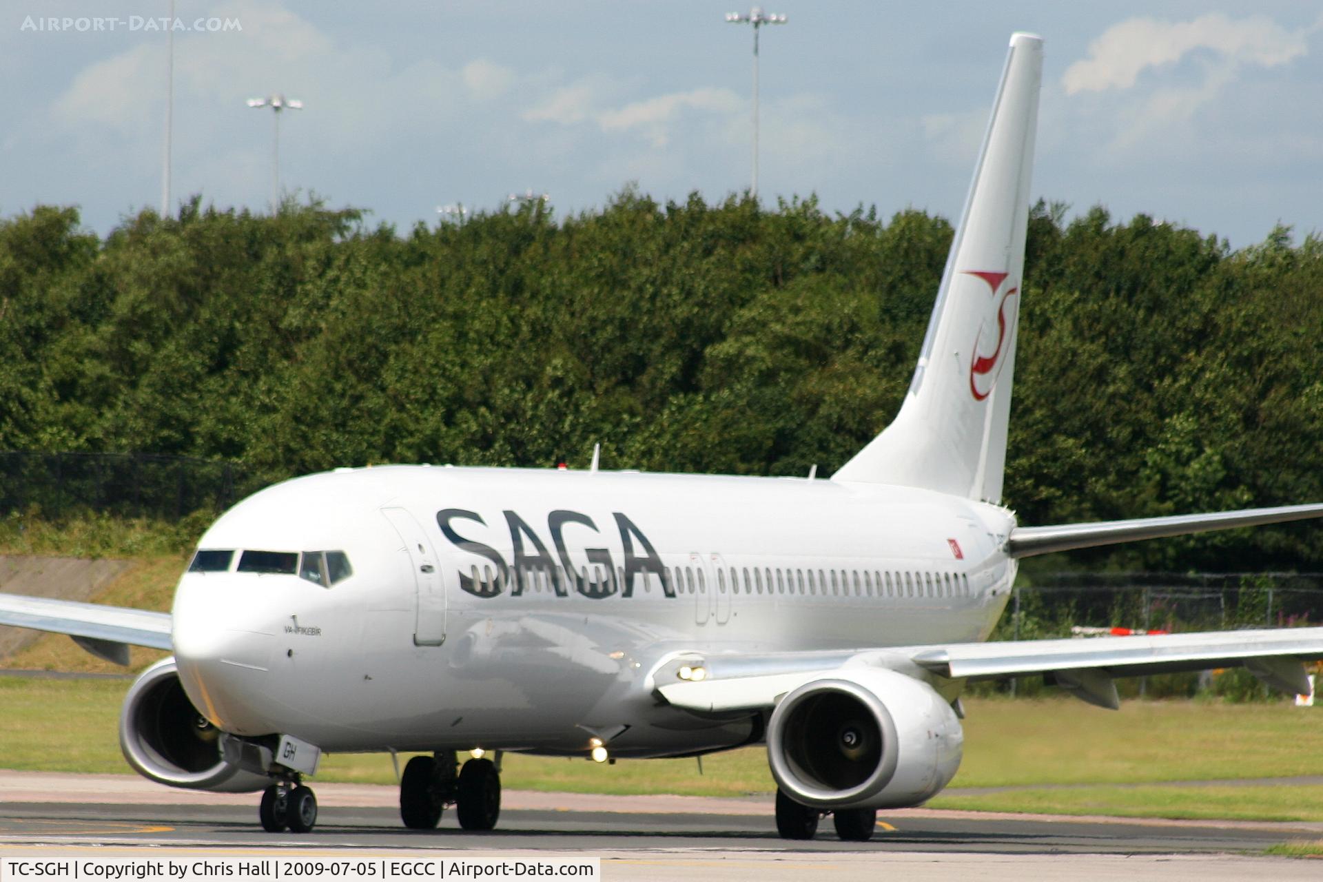 TC-SGH, 1998 Boeing 737-86J C/N 28068, Saga Boeing 737-86J/W. previous ID D-ABAN