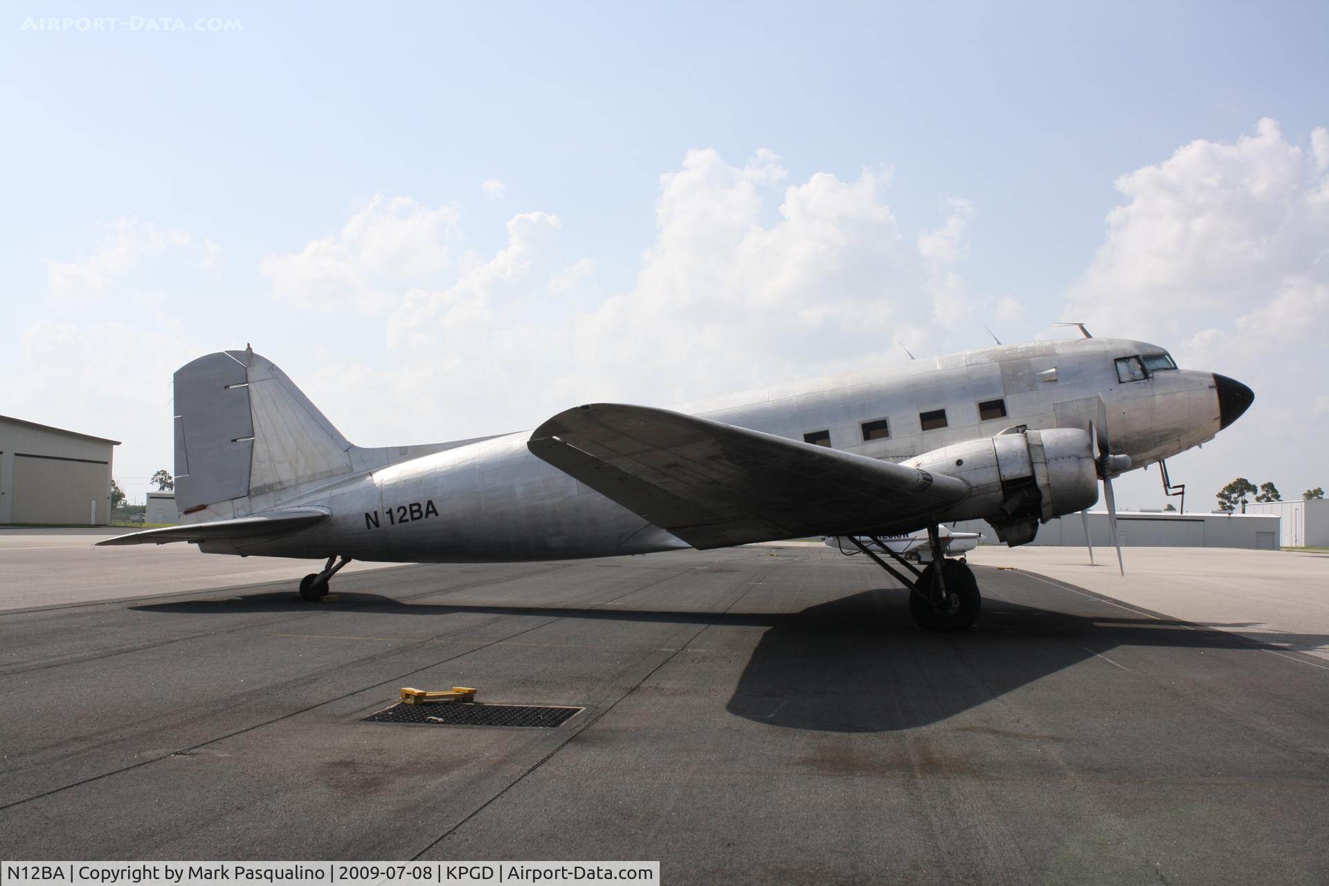 N12BA, 1943 Douglas DC3A-SC3G C/N 10035, Douglas DC-3A