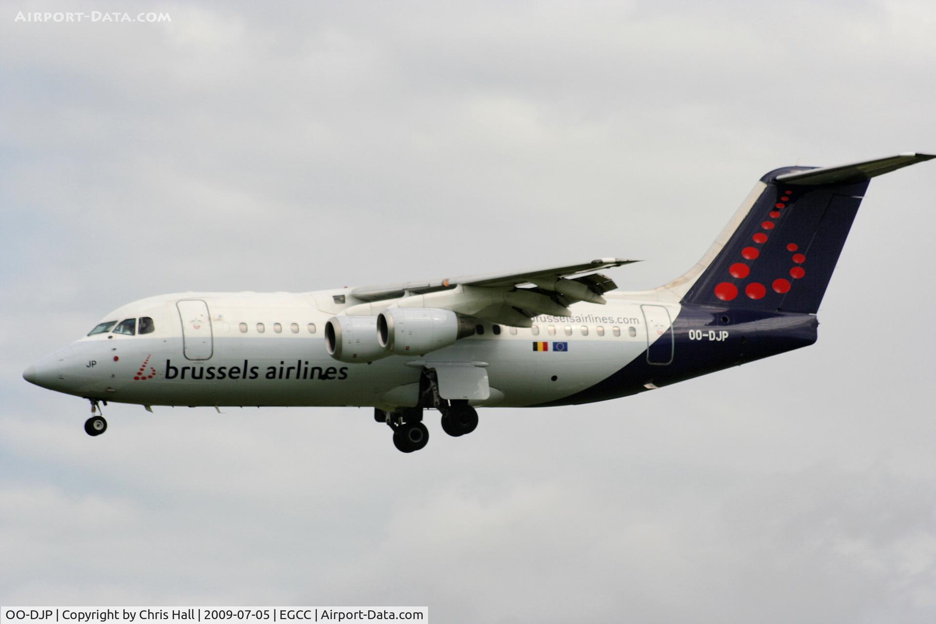 OO-DJP, 1996 British Aerospace Avro 146-RJ85 C/N E.2287, Brussels Airlines