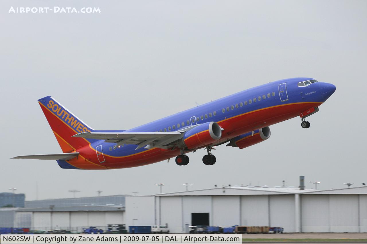 N602SW, 1995 Boeing 737-3H4 C/N 27953, Southwest Airlines at Dallas Love Field