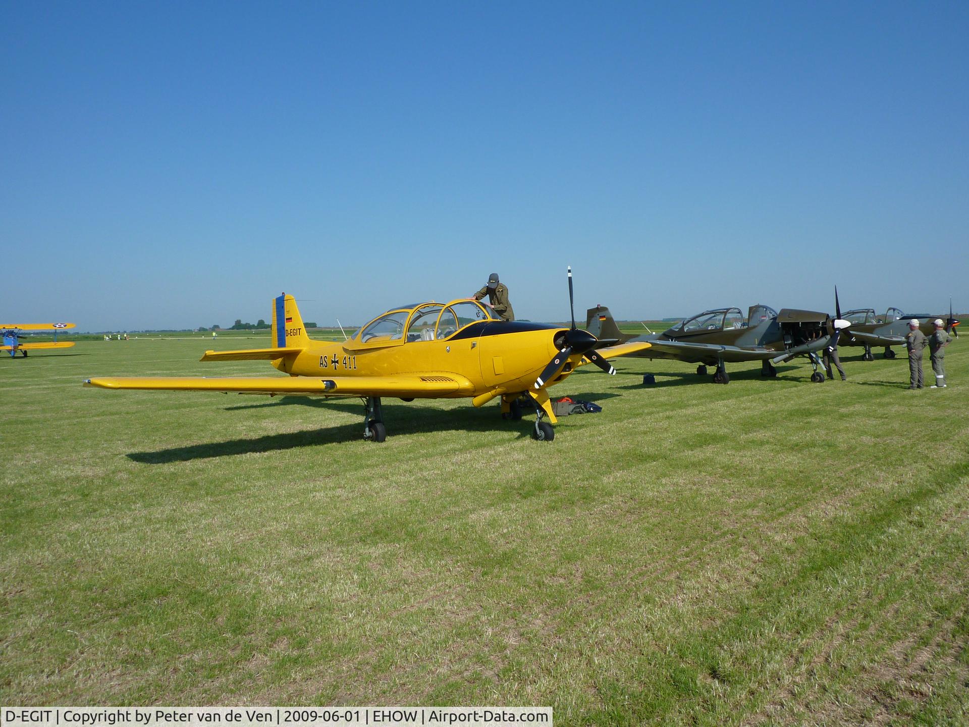 D-EGIT, 1957 Piaggio P-149D C/N 260, Oostwold airshow