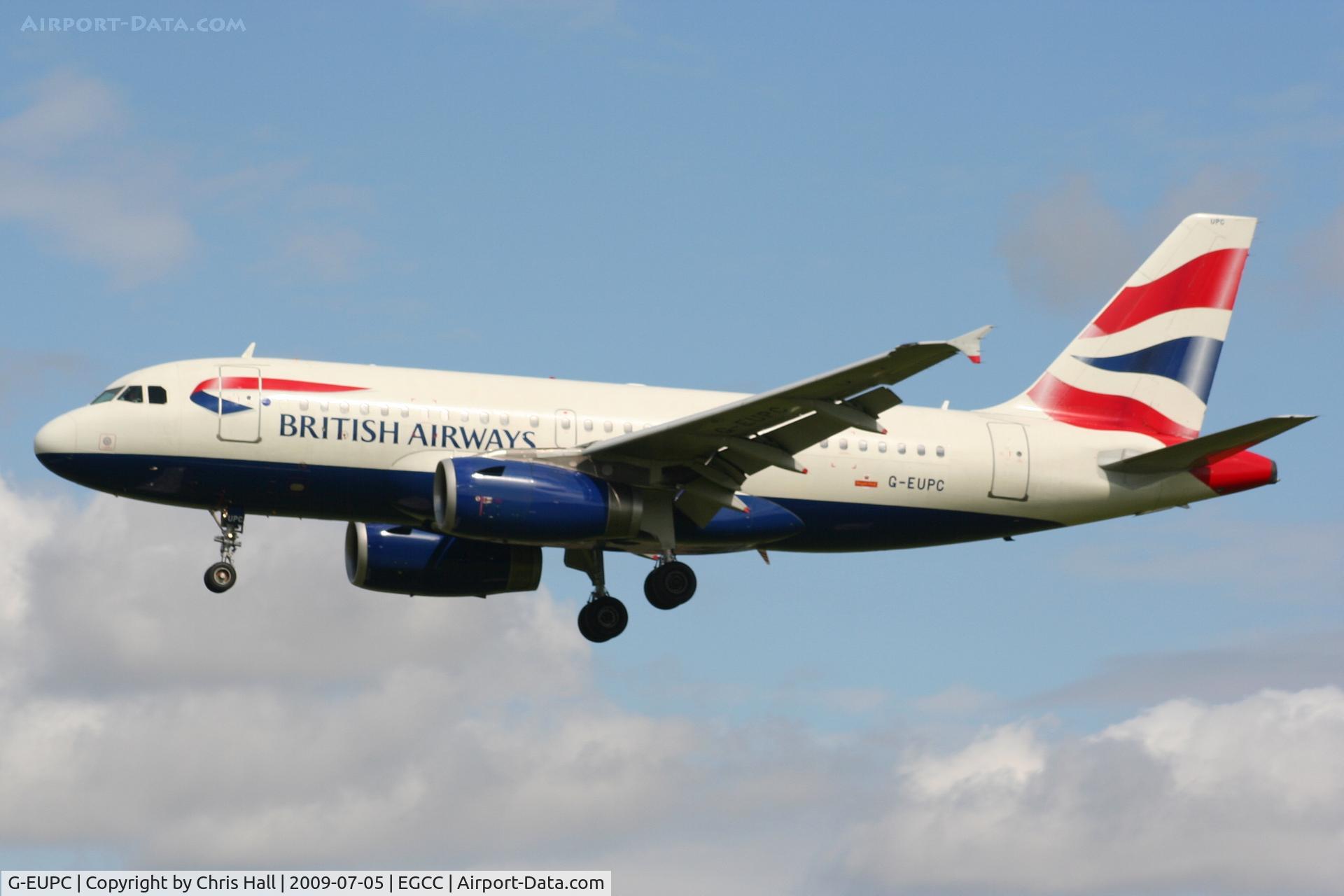 G-EUPC, 1999 Airbus A319-131 C/N 1118, British Airways