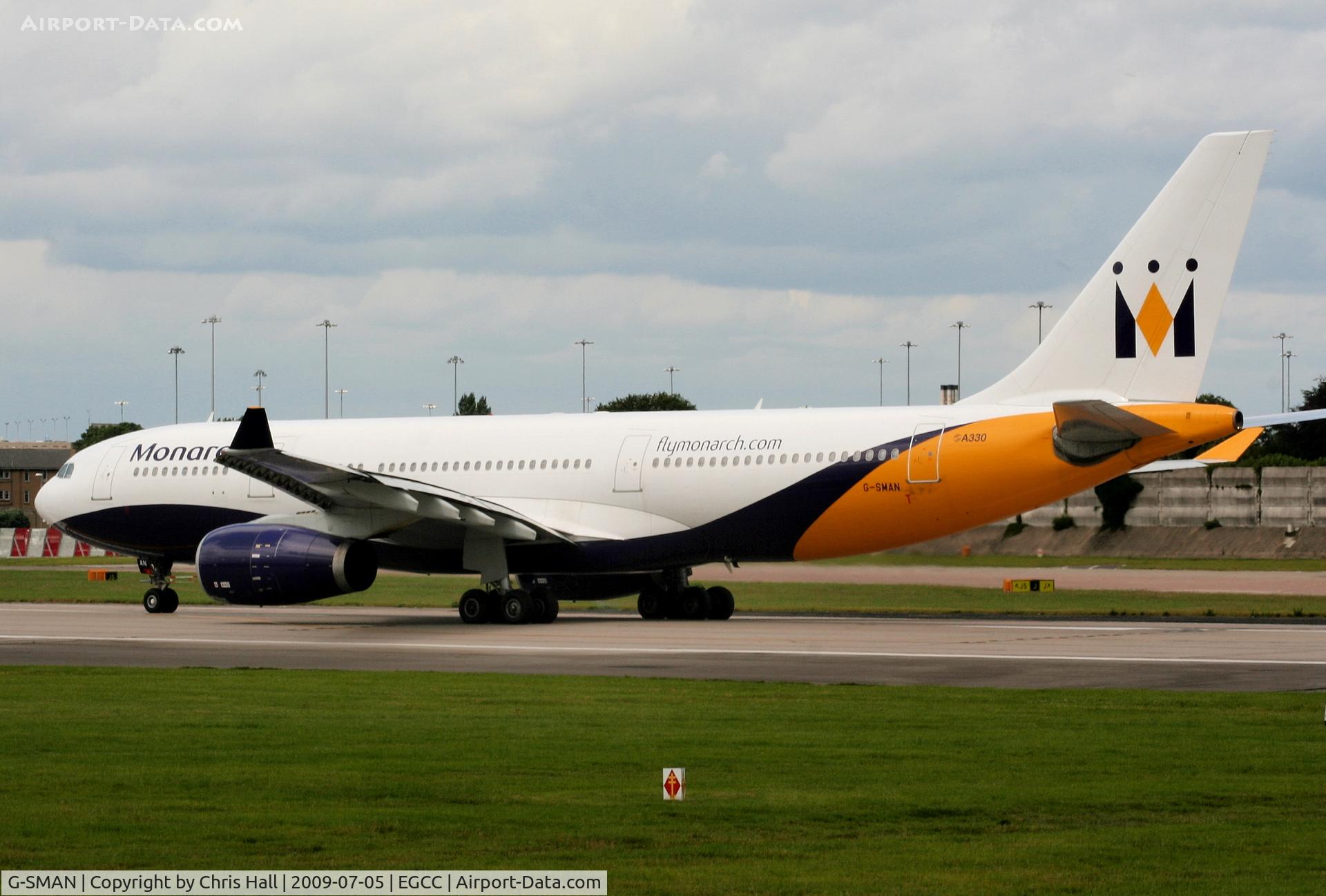 G-SMAN, 1999 Airbus A330-243 C/N 261, Monarch