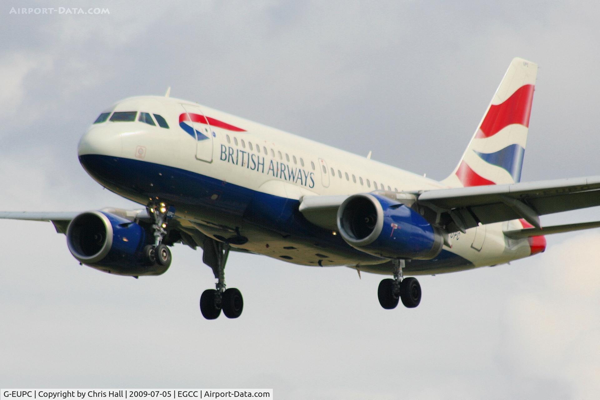 G-EUPC, 1999 Airbus A319-131 C/N 1118, British Airways