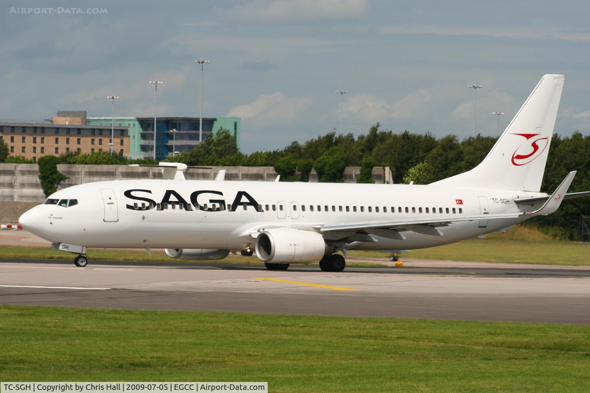 TC-SGH, 1998 Boeing 737-86J C/N 28068, Saga Boeing 737-86J/W. previous ID D-ABAN