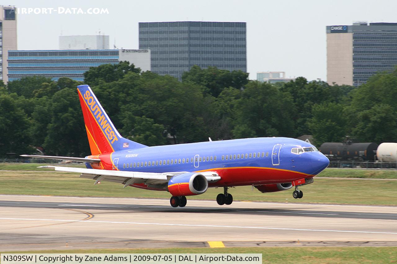 N309SW, 1985 Boeing 737-3H4 C/N 22948, Southwest Airlines at Dallas Love Field