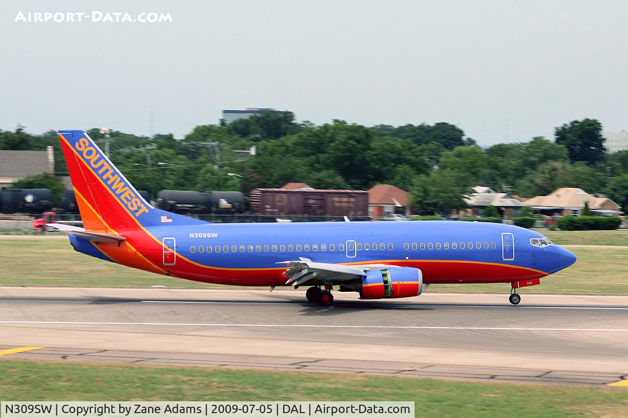 N309SW, 1985 Boeing 737-3H4 C/N 22948, Southwest Airlines at Dallas Love Field