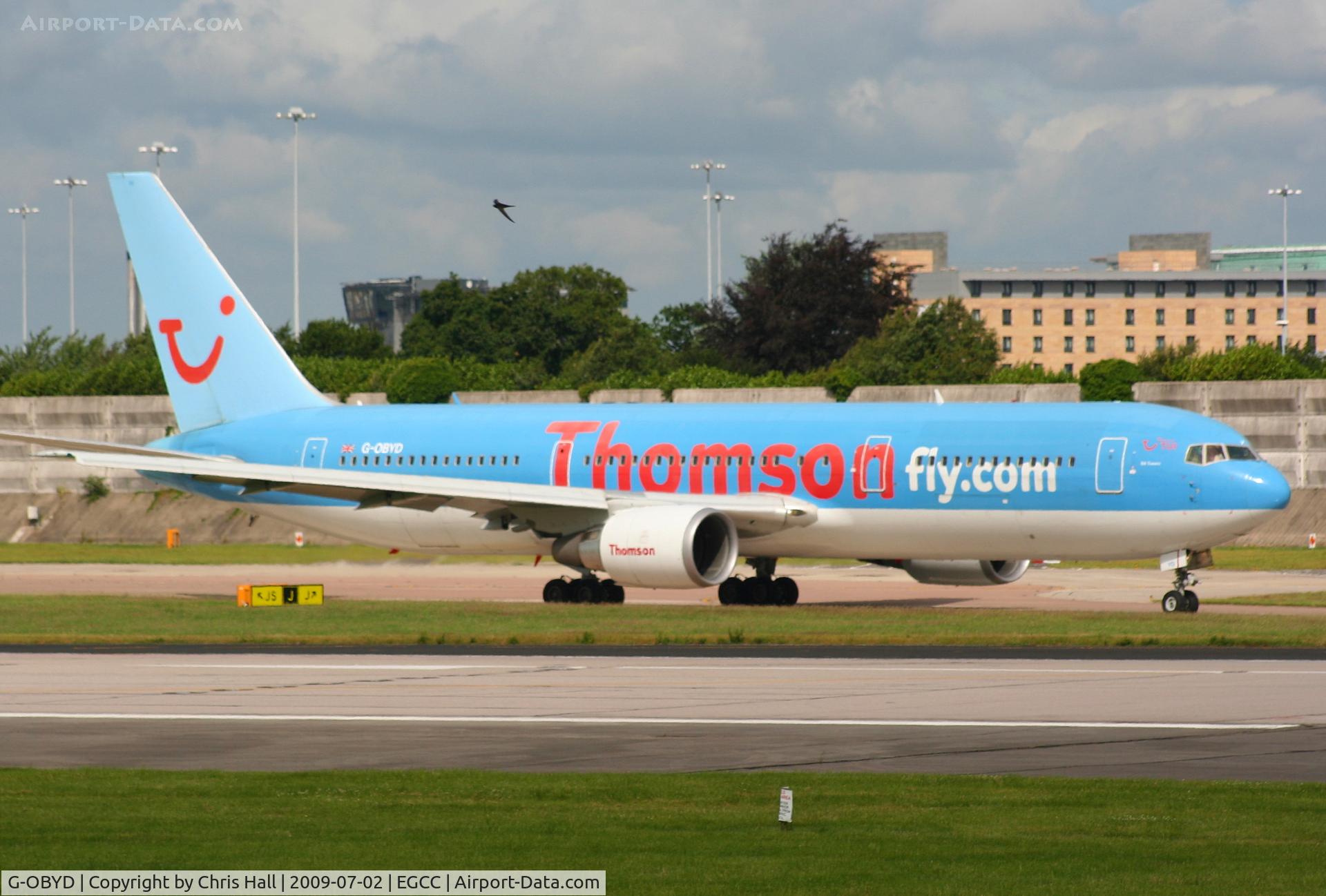 G-OBYD, 1997 Boeing 767-304/ER (BCF) C/N 28042, Thomson