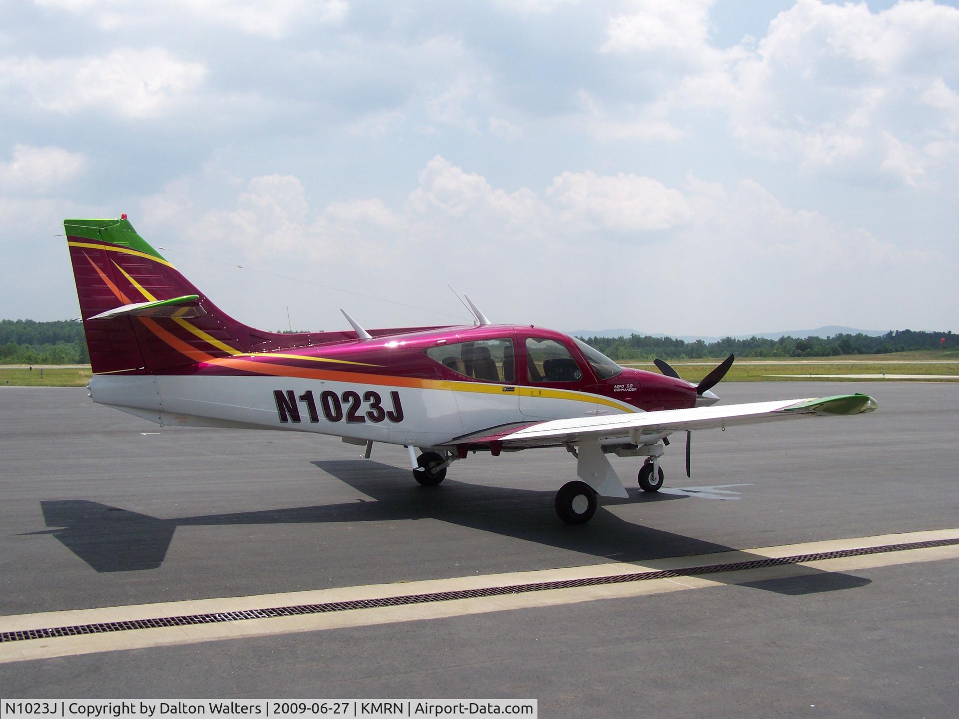 N1023J, 1973 Aero Commander 112 C/N 115, On the ramp