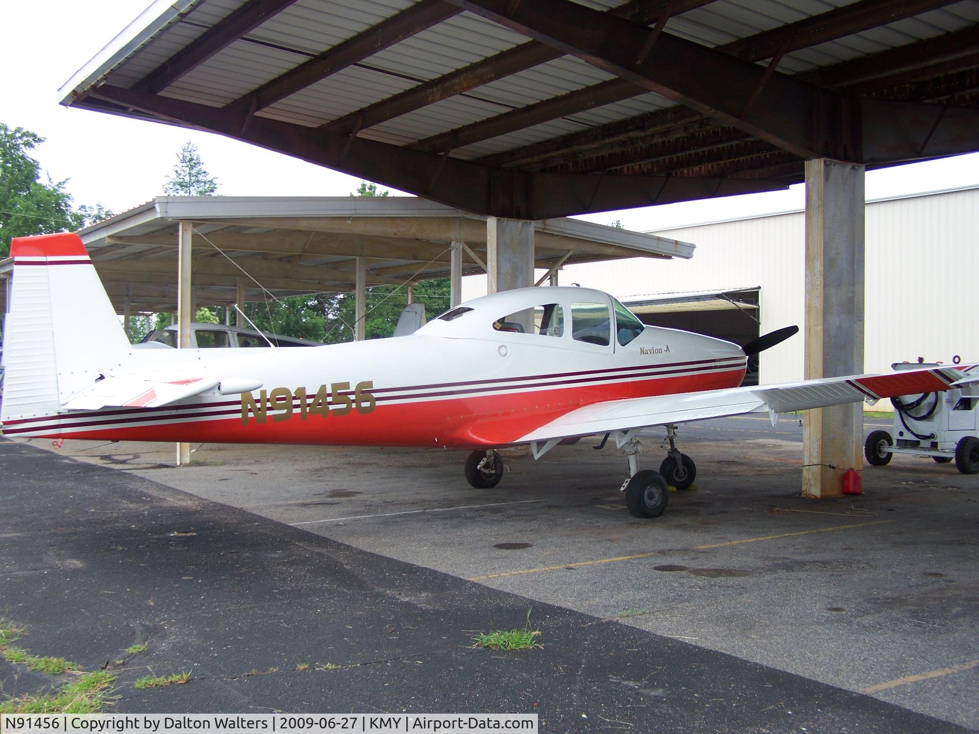 N91456, 1946 North American Navion C/N NAV-4-101, Parked