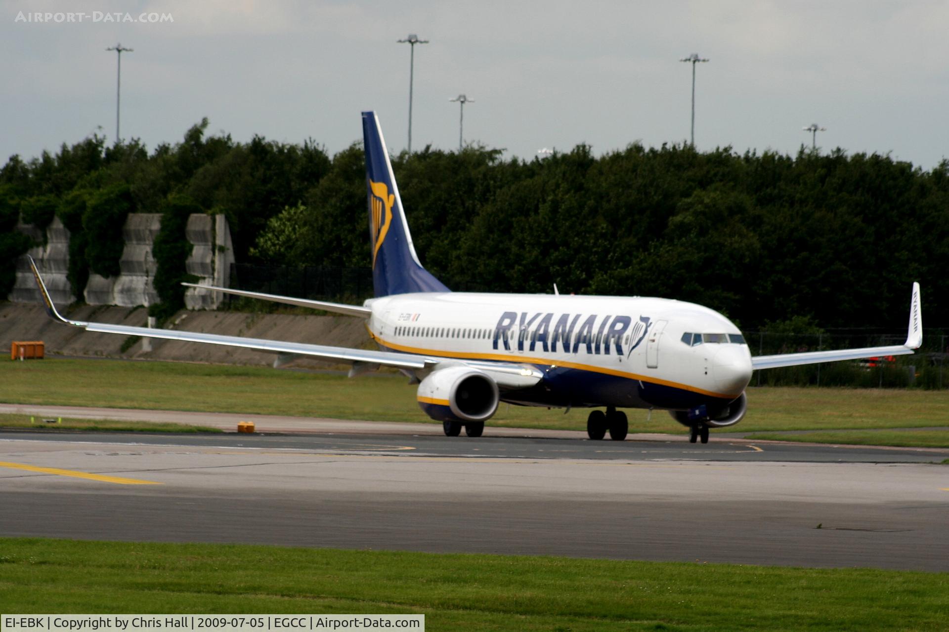 EI-EBK, 2009 Boeing 737-8AS C/N 37528, Ryanair Boeing 737-8AS/WL