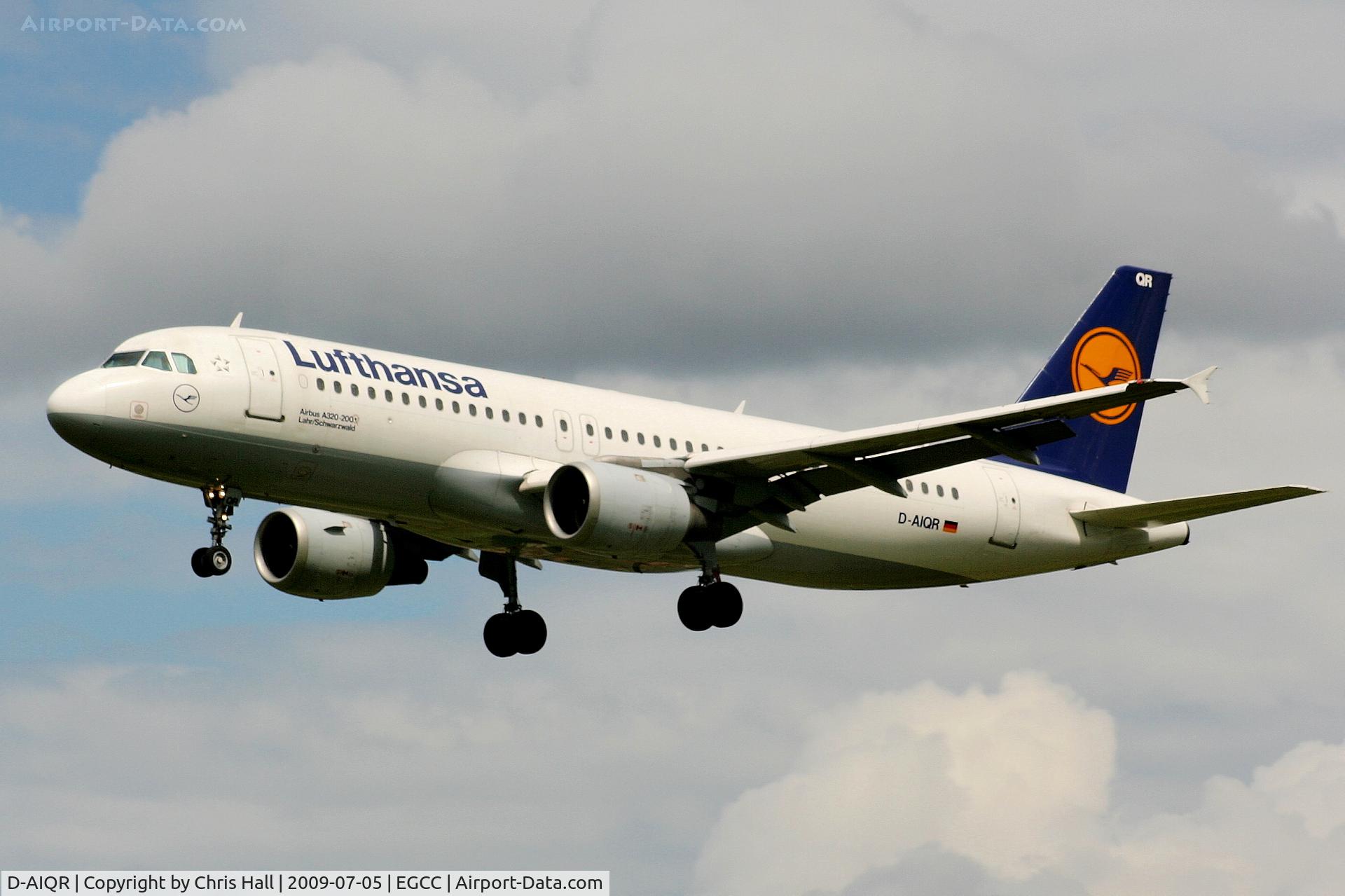 D-AIQR, 1992 Airbus A320-211 C/N 382, Lufthansa