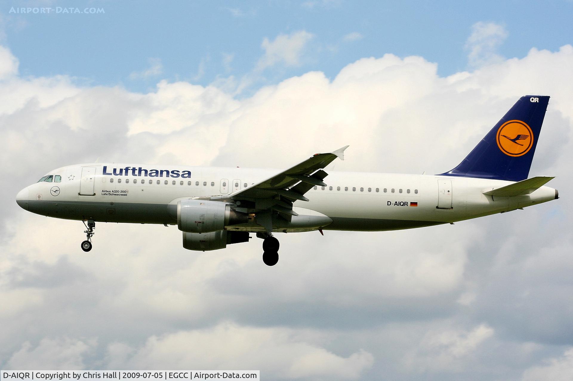 D-AIQR, 1992 Airbus A320-211 C/N 382, Lufthansa