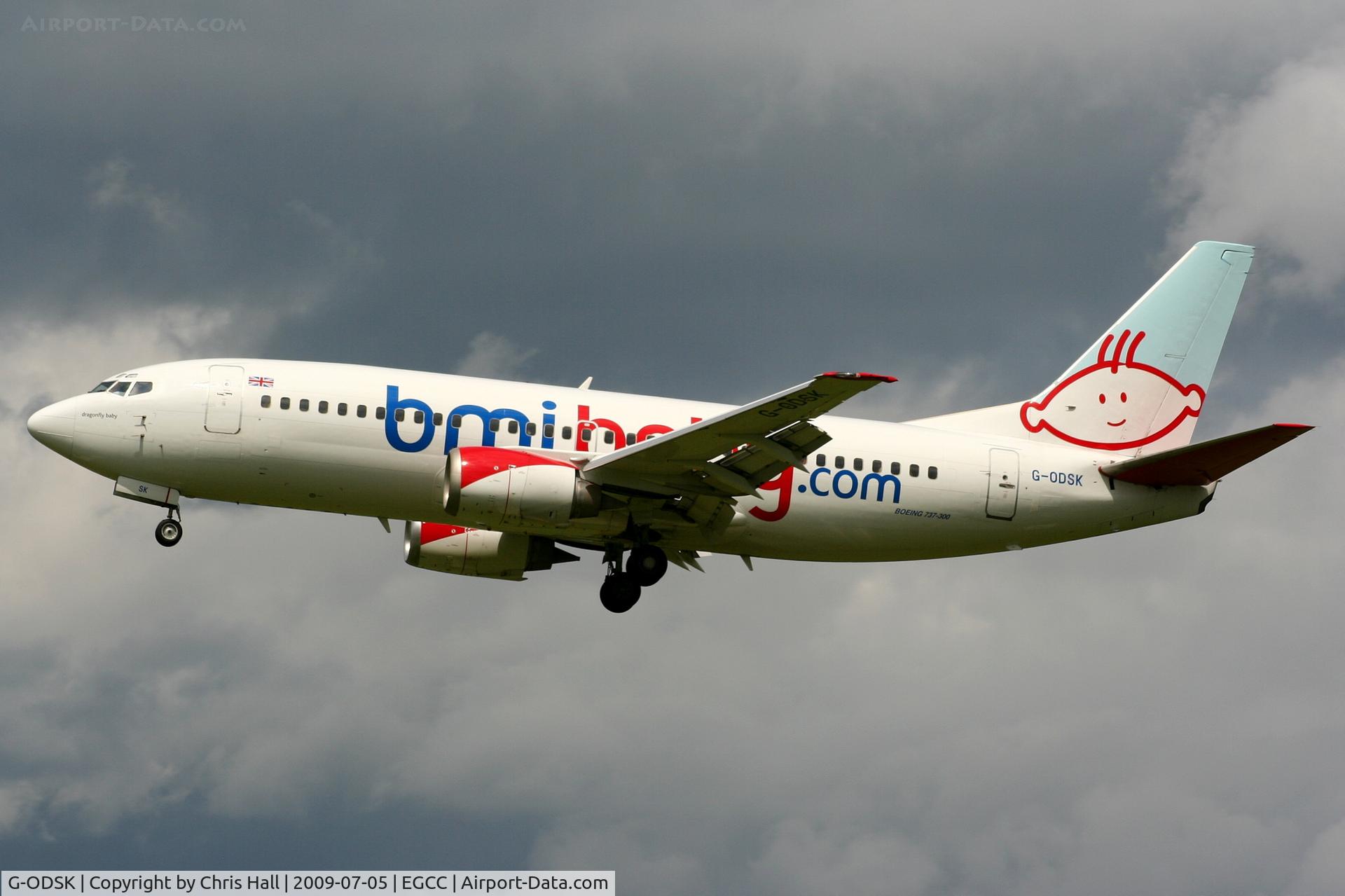 G-ODSK, 1997 Boeing 737-37Q C/N 28537, BMI Baby