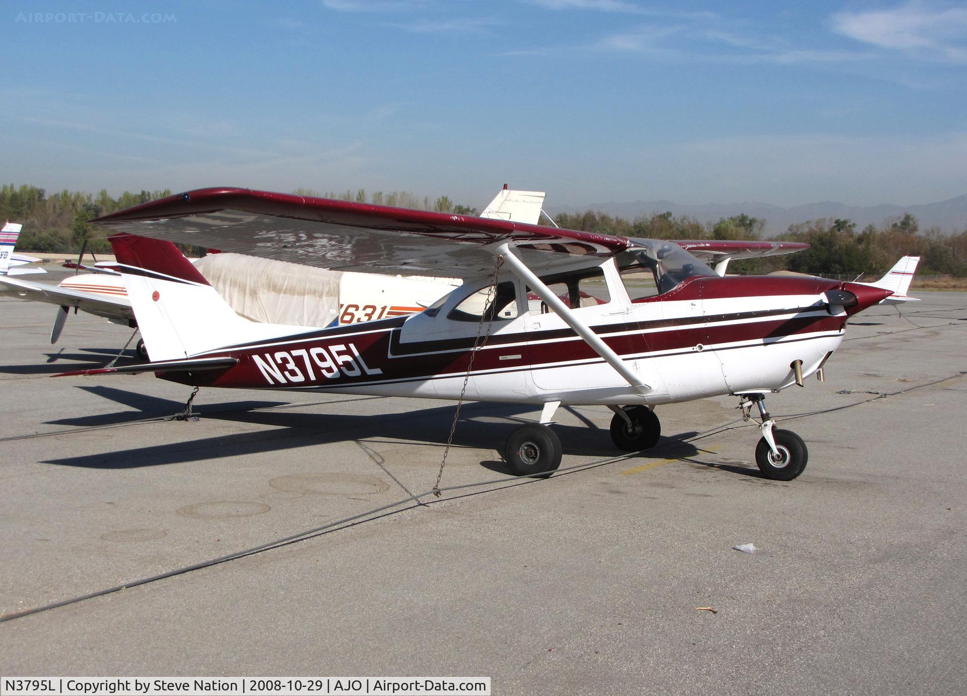 N3795L, 1965 Cessna 172G C/N 17253964, Tail low or nose high (?) 1965 Cessna 172G